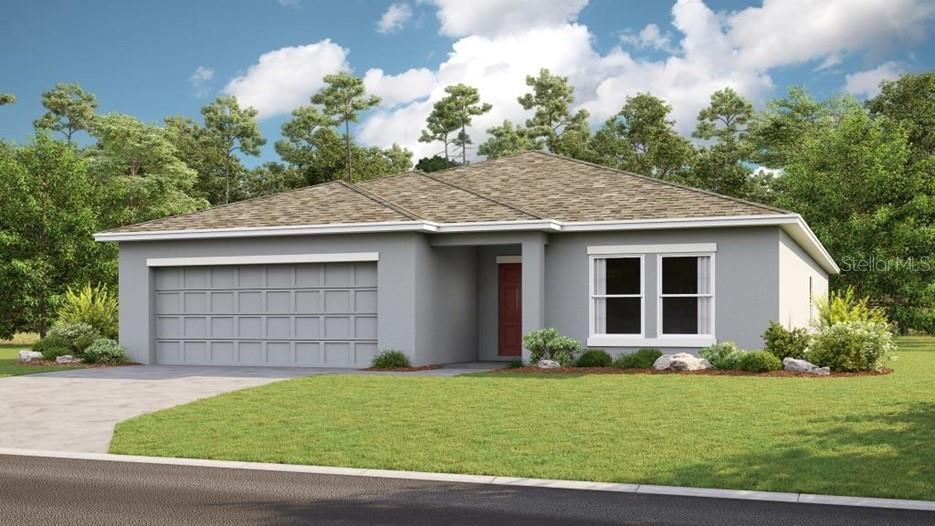 Under Construction. MLS#T3464346 REPRESENTATIVE PHOTOS ADDED The Magnolia! Entering through the front door, visitors experience a clear sight line all the way through the core of the home. Bright and spacious, the Magnolia plan features an extended entertaining corridor that includes the dining room, kitchen and gathering room, with sliders opening at the rear onto the back patio. A long prep and serve island, ample counter space and a generous walk-in pantry are perfect for foodies while the central location of the kitchen keeps the chef in your household engaged during social gatherings and events. Three roomy secondary bedrooms share a pair of full baths and the tranquil primary suite is tucked quietly into the back of the home. Enjoy plenty of storage with an L-shaped walk-in closet and a well-appointed bath. Design options include: White shaker style cabinets and quarts (silestone) countertops in kitchen and all bathrooms. wood faux blinds throughout and all appliances included.