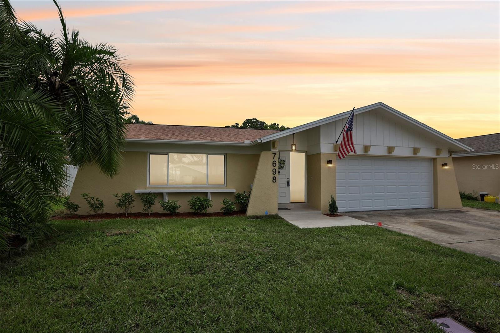 Virtually Staged. Just minutes from the Gulf beaches, this beautifully renovated 3-bedroom, 2-bath home offers 1,730 square feet (plus bonus space ) of move-in-ready living space in a quiet, established neighborhood. Thoughtfully updated with modern finishes, multiple flexible living areas, and a large backyard with plenty of room for a pool, this home delivers the perfect blend of comfort, style, and convenience. Best of all, there is no HOA and the property is located outside of a flood zone, offering added peace of mind and flexibility.

The beautifully updated kitchen serves as the heart of the home, featuring quartz countertops, timeless white shaker cabinetry, stainless steel appliances, and abundant workspace for cooking and entertaining. The inviting sunken living room showcases a custom wood accent wall, creating the perfect focal point for a large-screen TV, movie nights, or gathering with family and friends.

Designed for today's lifestyle, sliding glass doors open to an oversized, air-conditioned Florida room filled with natural light. Whether you envision a second living area, game room, home office, fitness space, or year-round entertaining room, this flexible space offers endless possibilities while maintaining a seamless connection to the backyard. The adjoining family room also provides an ideal setting for formal or casual dining, creating an open and functional layout that adapts to your lifestyle.

A thoughtfully finished flex room and oversized air-conditioned laundry room add valuable conditioned space, making the home even more functional for today's needs. The remaining garage area provides excellent storage and is well-suited for motorcycles, bicycles, or a golf cart (approximately 9.5 feet or shorter).

The private primary suite and guest bathroom have both been tastefully renovated with contemporary fixtures and elegant floor-to-ceiling tile surrounds. Each generously sized bedroom features plush carpeting, creating comfortable retreats for family and guests alike.

Located within walking distance of Northside Christian School and just minutes from Tyrone Square Mall, shopping, dining, parks, and the Gulf beaches, this home also offers convenient access to Park Street and Park Boulevard, making it easy to enjoy everything St. Petersburg has to offer.

With its thoughtful renovations, versatile floor plan, desirable location, no HOA, no flood insurance requirement, oversized backyard with room for a pool, and true move-in-ready condition, this home presents an exceptional opportunity to enjoy the Florida lifestyle. Schedule your private showing today.