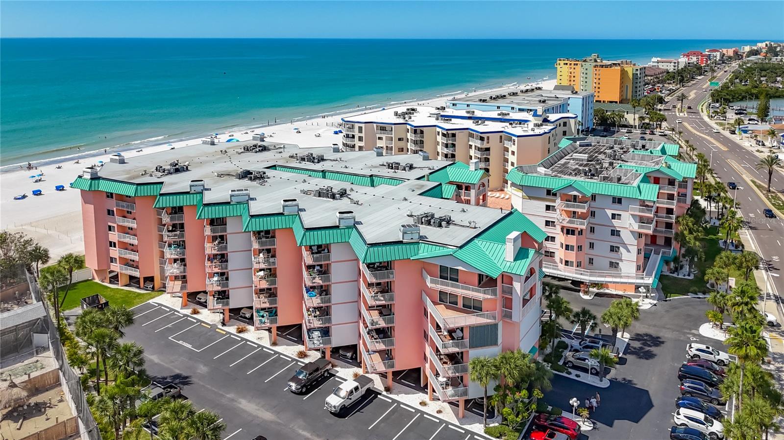 Welcome to Beach Cottage 1, a spacious two-bedroom, two-bath Gulf-front condominium, FULLY FURNISHED located in the heart of Indian Shores Beach. This third-floor residence offers approximately 1,400 square feet of comfortable coastal living with beautiful views of the Gulf of America.

The open floor plan provides generous living and dining spaces, ideal for relaxing or entertaining while enjoying the natural light and coastal breezes. Large windows and sliding glass doors capture stunning Gulf views and create a bright, welcoming atmosphere throughout the home.

Beach Cottage residents enjoy a variety of desirable amenities including a heated beachfront pool, elevator access, and direct beach access just steps from the sand. The community also allows vacation rentals, offering excellent potential for seasonal income or investment.

Located in charming Indian Shores Beach, you are minutes from local restaurants, beach cafés, boating, fishing, and the many attractions of Florida’s Gulf Coast.

Whether you are searching for a primary residence, vacation getaway, or income-producing beach property, Beach Cottage 1 offers the perfect opportunity to experience the best of Gulf-front living.