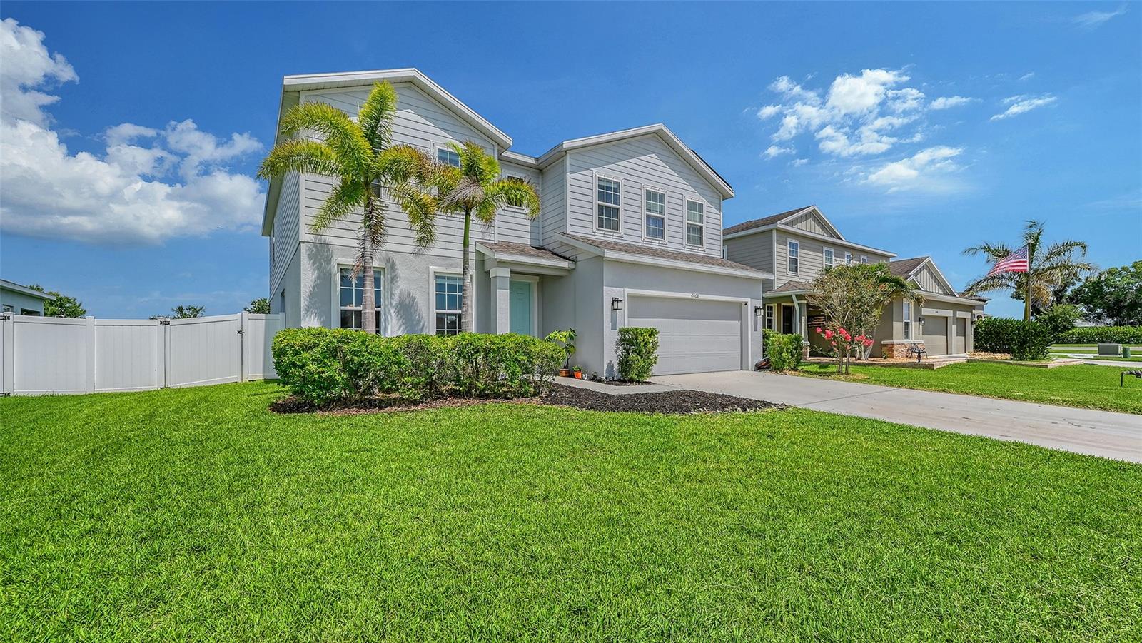 Welcome to 6008 113th Terrace E, a stunning residence in one of Parrish's desirable and fast-growing communities. Built in 2020 and offering over 3,100 square feet of thoughtfully designed living space, this exceptional home combines modern style, generous room sizes and convenience today's buyers are seeking. Featuring four spacious bedrooms on the second floor, multiple living areas on the first and second floors, and an open-concept layout, and 2023 built pool and spa, this home is suited for everyday living and entertaining. From the moment you arrive, you'll appreciate the home's attractive curb appeal and welcoming presence. Inside, expansive living spaces create a seamless flow between the kitchen, dining and family areas, providing the ideal setting for gatherings with family and friends. The spacious floor plan offers flexibility for a home office, media room, fitness area or play space, accommodating a variety of lifestyles and needs. Plus, enjoy peace of mind from the whole-house solar power system. One of the greatest advantages of this property is its location within the sought-after Willow Bend area of Parrish. Residents enjoy access to community amenities that encourage an active Florida lifestyle, including a clubhouse, resort-style pool, playgrounds, parks and recreational areas. Outdoor enthusiasts will appreciate being just a short drive from the Gulf Coast's world-famous beaches, boating destinations, golf courses, nature preserves and waterfront dining. The home's location also provides convenient access to Interstate 75 and U.S. 301, making commuting throughout the Tampa Bay and Sarasota regions simple and efficient. Just 30-45 minutes to the beaches, downtown Bradenton and Sarasota, and 45-60 minutes to St. Petersburg and Tampa. Beyond the home's impressive features, buyers will recognize the long-term appeal of investing in a newer home within a rapidly developing area of Manatee County. Parrish continues to benefit from strong demand driven by Florida's population growth, quality schools, expanding infrastructure and proximity to some of the state's desirable coastal destinations. The combination of modern construction, community amenities and strategic location makes this property an outstanding opportunity for homeowners seeking comfort and future value. Whether you're searching for more space, a newer home or a vibrant community close to everything the Gulf Coast has to offer, 6008 113th Terrace E delivers an exceptional lifestyle opportunity in one of Florida's promising residential markets.