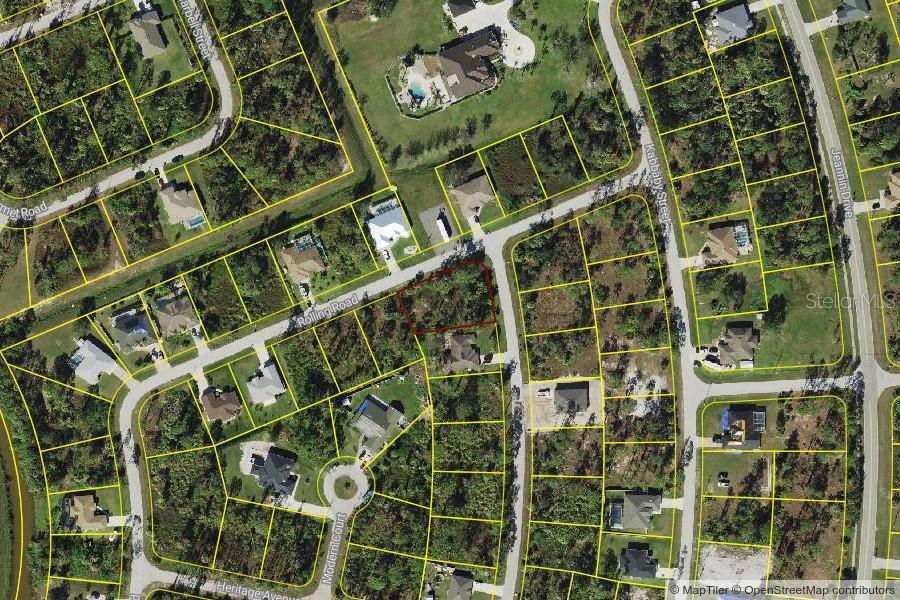 Beautiful oversized corner lot waiting for you to build your dream home in the thriving city of North Port, home of the Atlanta Braves Spring Training. Minutes to the North Port Aquatic Center, the water park that features a 25-meter stretch pool, three slides, and a lazy river. Centrally located to EVERYTHING...US-41, I-75, schools, Suncoast Technical College, Shannon Staub Library, and plenty of grocery & retail shopping, and dining. Close to Venice, Port Charlotte & Punta Gorda. Convenient access to a multitude of golf courses, world-class fishing, boating, and stunning Gulf beaches!