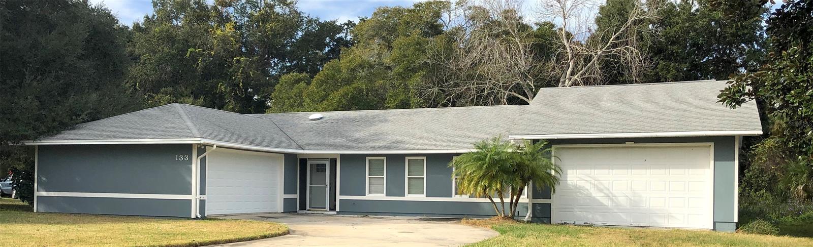 Intracoastal access community with boat ramp and dock. 3BR/2BA renovated home in Cory Estates subdivision with not one but two 2-car garages, one of which is detached with high ceilings perfect for a workshop or mother-in-law suite. Beautiful kitchen with new stainless steel appliances and granite countertops. Vaulted ceiling with skylights adds natural light throughout the living room with cozy stone fireplace. Large covered back patio overlooks large, private back yard. Come add your personal touches to make this home yours. ;Water: City