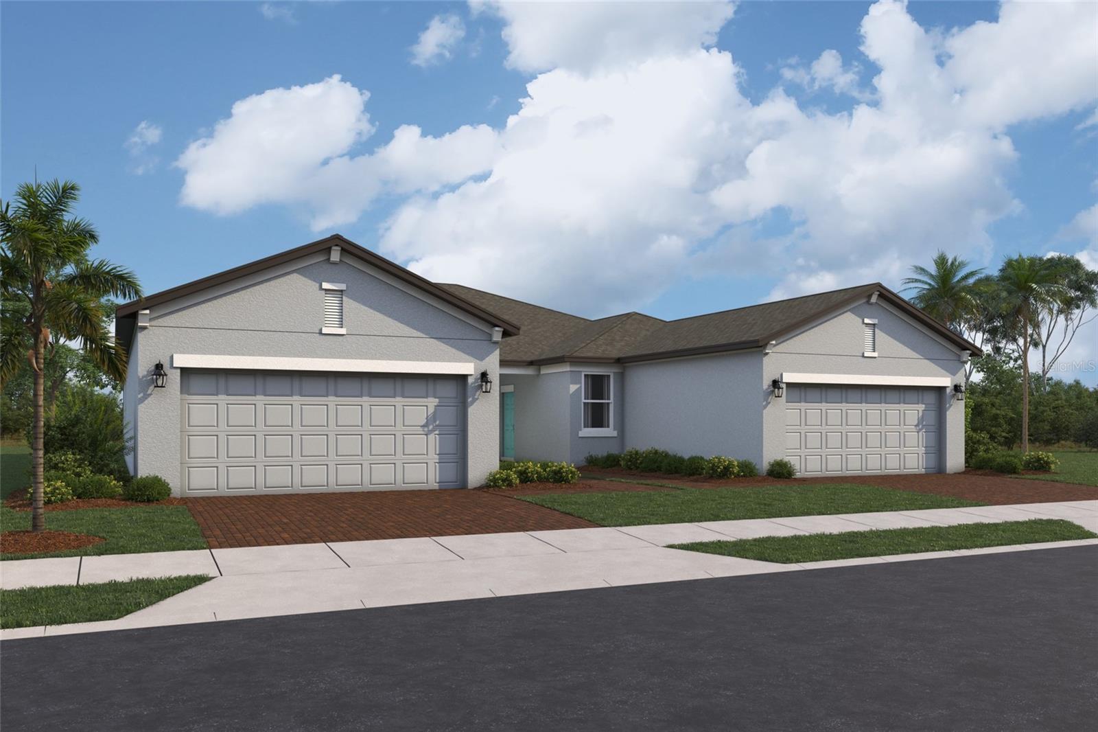 Under Construction. ****SPECIAL FINANCING AVAILABLE FOR A LIMITED TIME ONLY FROM PREFERRED LENDER. RESTRICTIONS APPLY, FOR QUALIFIED BUYERS, SUBJECT TO APPLICABLE TERMS AND CONDITIONS. SUBJECT TO CHANGE WITHOUT NOTICE****
Discover the Opal at Southpointe
This elegant attached villa offers 1,489 square feet of thoughtfully designed living space, featuring two bedrooms, two bathrooms, and a spacious two-car garage.
Step inside to find a versatile flex room, perfect for a home office or cozy sitting area. Beyond that, the chef-inspired kitchen awaits, complete with a pantry and convenient laundry room nearby.
The open-concept layout seamlessly connects the dining area and great room, creating an ideal space for entertaining. Large sliding glass doors lead to your private outdoor patio, perfect for relaxing or enjoying the Florida sunshine.
The Owner’s Suite, tucked off the great room, boasts a generous walk-in closet and a luxurious bath with a walk-in shower and separate water closet for added privacy.