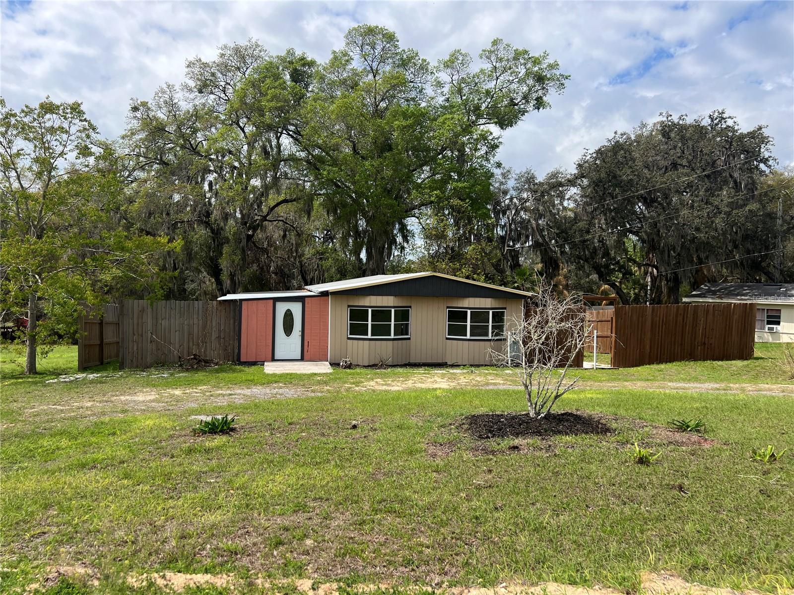 Owner financing available! This charming 3-bedroom, 2-bath home offers upgraded finishes and comfortable living with desirable indoor and outdoor features. Enjoy relaxing on the spacious rear and side porches while the privacy-fenced yard provides a peaceful setting for family, pets, and entertaining.
Inside, you’ll find new vinyl flooring, a beautifully updated primary suite with a walk-in tile shower, new finishes in both bathrooms, new appliances, and a new split A/C unit for efficient comfort.
Located in a community with a low voluntary HOA membership paid annually, owners enjoy private access to spring-fed Lake Hutchinson, a 103-acre clearwater lake popular for fishing, boating, and water sports, plus access to the private clubhouse.
Whether you're looking for a full-time residence, weekend retreat, or investment opportunity, this property offers flexibility and value. Short-term rental potential makes it an excellent option for income-producing use.