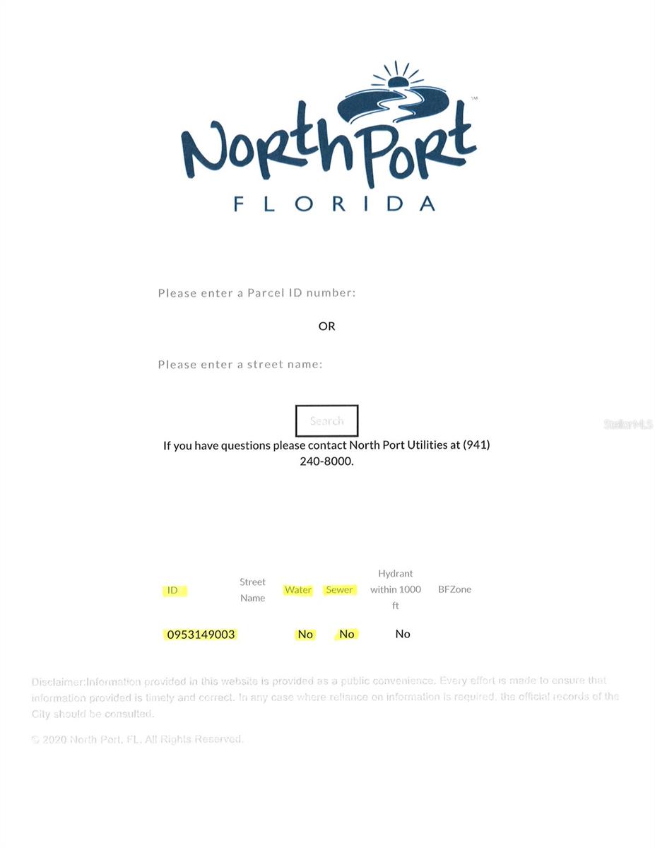 PORT CHARLOTTE SUB 30 - Land