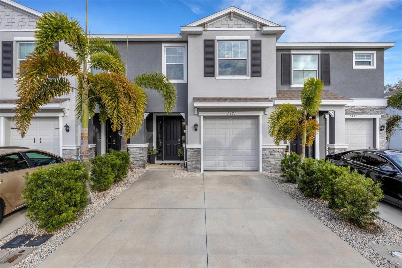 Nice Price Adjustment, bring your offers! Perfect Condition! Welcome to this exquisite waterfront townhouse nestled in the vibrant heart of Sarasota, in the desirable Bay Landing community. This beautifully designed waterfront townhome has one of the best, private views of the community. The premium lot location backs onto a peaceful lake and preserve buffer, providing a private retreat for those moments when tranquility is desired. With 3 generous bedrooms, 2.5 elegant bathrooms, and a one-car garage featuring enough space for convenient storage racks, this townhouse is a perfect blend of functionality and style. This home features an open main living area with ceramic tile floors, arched entryways, and a spacious great room layout. The fully equipped kitchen boasts granite countertops, furniture-quality light color cabinetry, a center island with a breakfast bar designed to entertain or just simply enjoying the daily home life, subway tile backsplash, and stainless-steel appliances. On the second floor you will encounter an expansive owner's suite with two walk-in closets and a luxury private master bath with double sinks and oversized shower. Also, you will find two large guest bedrooms sharing a beautiful bathroom and for your convenience the laundry closet. With low HOA fees and no CDD, homeowners have an array of resort style amenities including an outdoor clubhouse, fitness center, beautiful large community swimming pool with extra space designed for you to relax, dog park, and tot lot. It is just conveniently located for enjoying the best of Sarasota and Lakewood Ranch