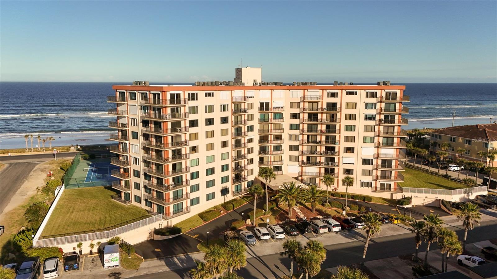 Coastal Living at Its Finest – Oceanview Condo in Flagler Beach

Welcome to your slice of paradise at 3600 Ocean View Manor in Flagler Beach — a beautifully updated condo offering stunning ocean and tennis court views with direct beach access just steps away. Remodeled within the last five years, this residence blends modern comfort with effortless coastal style.

Inside, you’ll find elegant tile flooring throughout, granite countertops, and a convenient walk-in shower. Step out onto your private balcony to take in refreshing ocean breezes and serene views, perfect for morning coffee or sunset relaxation. Enjoy peace of mind with major upgrades already completed, including a new AC condenser (2022), new AC handler motor, and a tankless water heater. 

This unit also features underground parking along with a dedicated private storage unit in the shared space — ideal for beach gear and extras.

The well-maintained community offers exceptional amenities, including beach walk-down access, a sparkling pool, sauna, fitness center, tennis court, shuffleboard, keyed entry points, and a guest call box system for added convenience and security.

For whatever you are seeking, this ocean view condo delivers comfort, upgrades, and resort-style living in one of Flagler Beach’s most desirable spots. Flagler is full of local shops, restaurants, and community events. Come see this dream location!