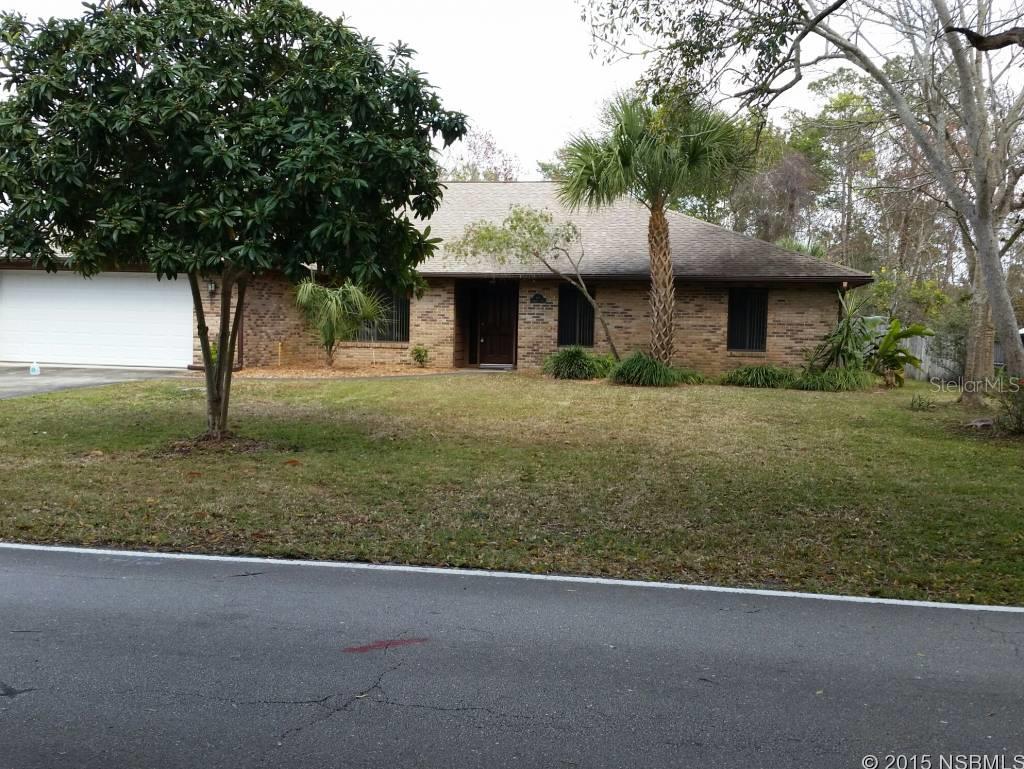 NEWLY REMODELED BRICK..4 bedroom 2bath 2car home..PAY NO HOA FEES - This home was Grandfathered in!! New kitchen cabinets, granite countertops, stainless appliances, new Laminate floors, Large fire place, vaulted ceilings, french doors, walk in closets in all bedrooms, skylights, Bathrooms have been completely updated, Large enclosed porch with room for a pool table. Beautiful and quiet setting among executive homes of Sugar Mill Country Club and one of the nicest golf courses in Volusia County. Really a must see to appreciate. More than a Country Club or Championship course, Sugar Mill Country Club is member-owned and financially sound. They are dedicated to the time honored traditions of the game, Sugar Mill Country Club Members enjoy a lifestyle that is connected, active and balanced to a tee!Club amenities are second to none. Sugar Mill is a full-service country club offering a challenging 27-hole championship golf course. Members enjoy a first-class tennis facility, a state-of-the-art fitness center and an opportunity for casual or formal dining.!All information recorded in the MLS is intended to be accurate but can not be guaranteed.. ;Water: City