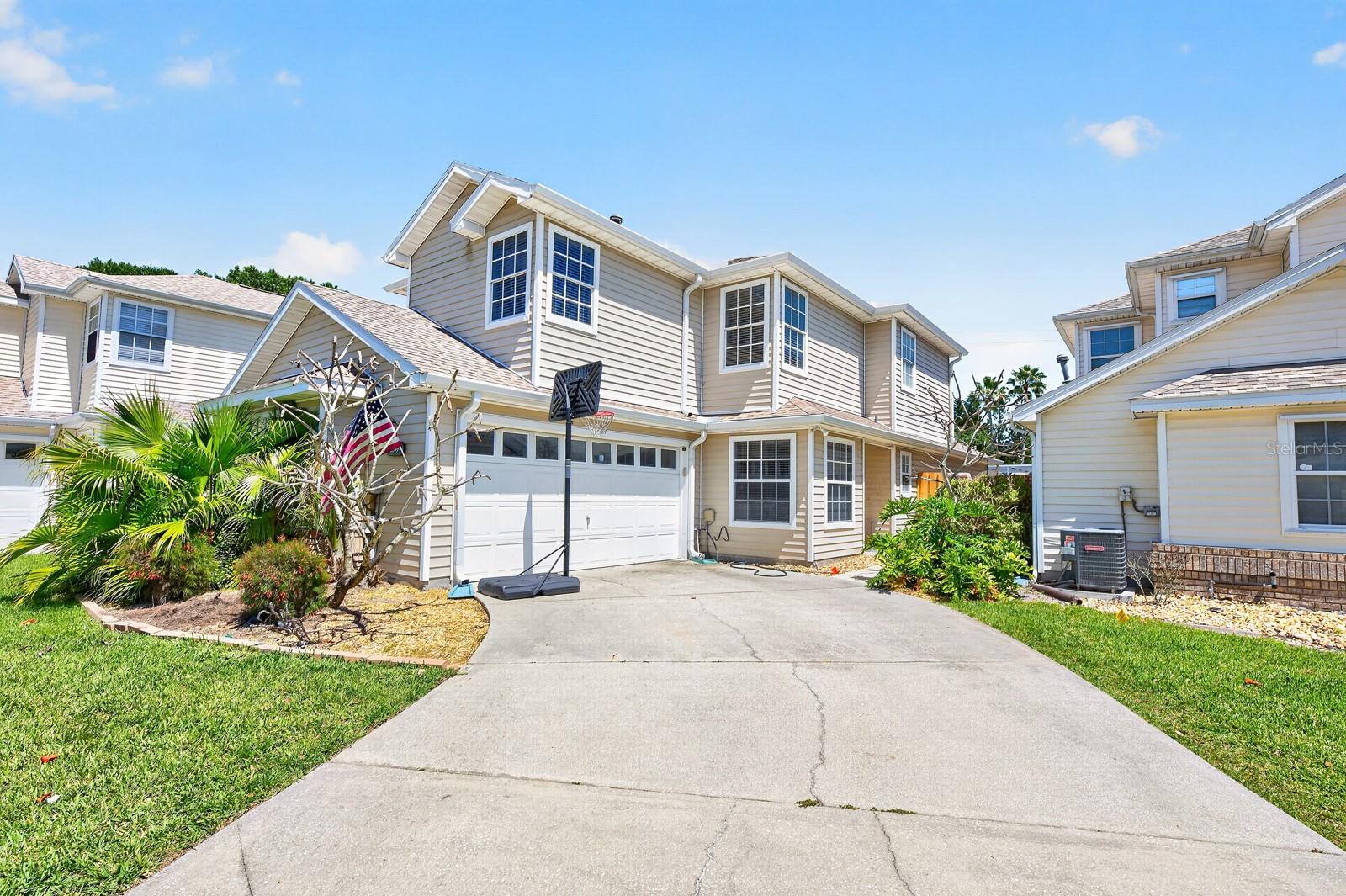 One or more photo(s) has been virtually staged. Welcome to your move-in ready POOL HOME in Greenbriar Village, where major updates have already been taken care of and everyday living feels easy! Recent improvements include a NEW WATER HEATER (2025), NEWER ROOF (2022), UPDATED A/C (2022), POOL RESURFACING (2022), and UPDATED PLUMBING – giving peace of mind for years to come. Step inside to find a fresh, modern interior featuring CERAMIC TILE & LUXURY VINYL PLANK FLOORING throughout, FRESH INTERIOR PAINT, and UPDATED LIGHT FIXTURES that create a clean, cohesive feel. The fully REMODELED KITCHEN is designed to impress, offering 42” cabinetry with crown molding, upgraded granite countertops, a stylish new backsplash, stainless steel appliances, a new sink, and even a wine fridge – perfect for entertaining or everyday living. The open layout flows effortlessly into the living and dining spaces, making the home feel bright, connected, and functional. The MAIN FLOOR PRIMARY SUITE offers convenience and comfort with a WALK-IN CLOSET and a beautifully updated en-suite bath. Upstairs, a versatile BONUS/LOFT provides additional living space, along with two bedrooms and a full bath – ideal for guests, a home office, or flex space. A convenient half bath on the main level adds to the thoughtful layout. Both bathrooms have been tastefully updated with new tiled showers with glass enclosures, modern vanities, updated mirrors, and lighting, delivering a polished, contemporary look throughout the home. Out back, enjoy your private Florida retreat with a resurfaced pool, portable pool heater, and mature fruit trees that enhance the outdoor setting. Whether relaxing poolside or hosting gatherings, this space is ready to enjoy year-round. Additional highlights include NATURAL GAS (oven, range, and water heater), a Honeywell SMART THERMOSTAT with app control, and an HOA that covers front lawn maintenance, irrigation, and privacy fencing – adding convenience and value. Located in the heart of Melbourne with easy access to US-1, 518, and I-95, you are just minutes from the Indian River, area beaches, shopping, dining, and recreation. PGA Blvd delivers the perfect combination of updates, location, and lifestyle. Call today to schedule a tour!