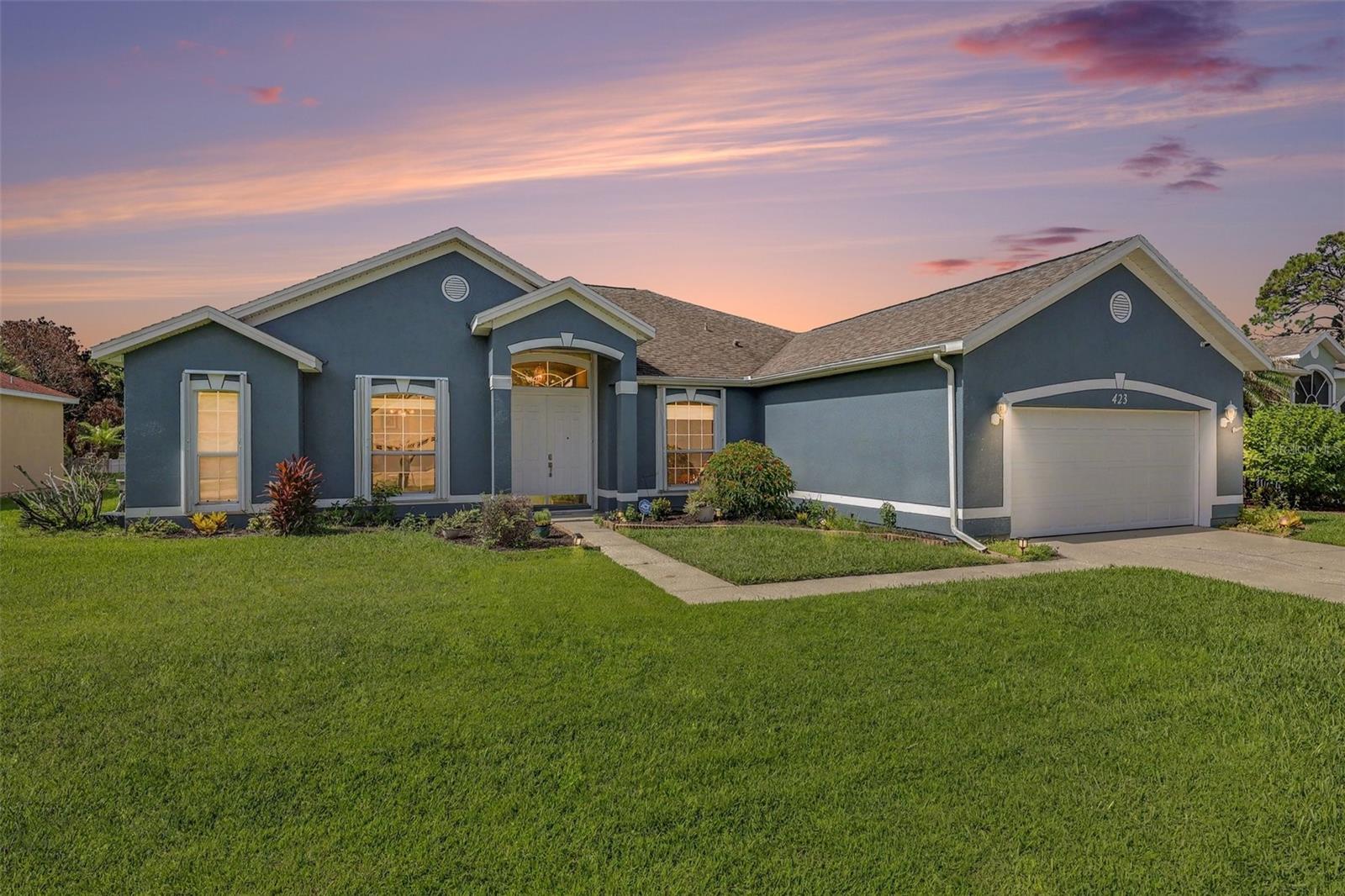 Enjoy Florida living at its finest in this lakefront single-family pool home featuring beautiful water views and numerous recent updates. The modern kitchen boasts stone countertops and stylish finishes, while the recently remodeled primary suite includes an updated shower and customized closets. Step outside to your professionally renovated pool, perfect for relaxing or entertaining. Additional improvements include a new A/C (March 2026), new garage door, fresh interior and exterior paint, and a roof replaced in November 2017. This move-in-ready home combines comfort, style, and peace of mind in a picturesque lakefront setting.