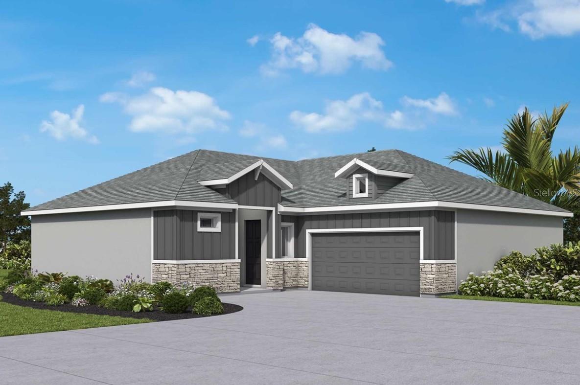 Under Construction. Enjoy effortless coastal living in Apollo Beach, where quick access to I-75 keeps Downtown Tampa, top dining, shopping, and the airport all within easy reach—without ever losing the laid-back Tampa Bay vibe that shapes daily life. Set within Waterset's "live, play, unwind" community, residents take advantage of multiple clubhouses and fitness centers, five pools, 10+ parks, 12+ miles of trails, and courts for pickleball, tennis, sand volleyball, and basketball, all framed by tranquil lakes and expansive green spaces. The Brolin bungalow delivers relaxed, single-story living with stylish, flexible design. A designer kitchen sits at the center of the home, featuring earthy green island cabinetry and coordinating natural-tone backsplash details that bring a fresh, grounded feel against durable laminate flooring. An open flow connects the kitchen to the dining and family areas for easy entertaining, while the private Owner's Retreat elevates the space with a tray ceiling and a spa-inspired super shower in the Owner's Bath. A dedicated study and an attached 2-car garage complete the layout, adding everyday comfort, convenience, and versatility. Built by David Weekley Homes, the Brolin reflects LifeDesign® planning focused on livability and natural light, paired with energy-efficient construction backed by an industry-leading 1-2-10 builder's warranty.
