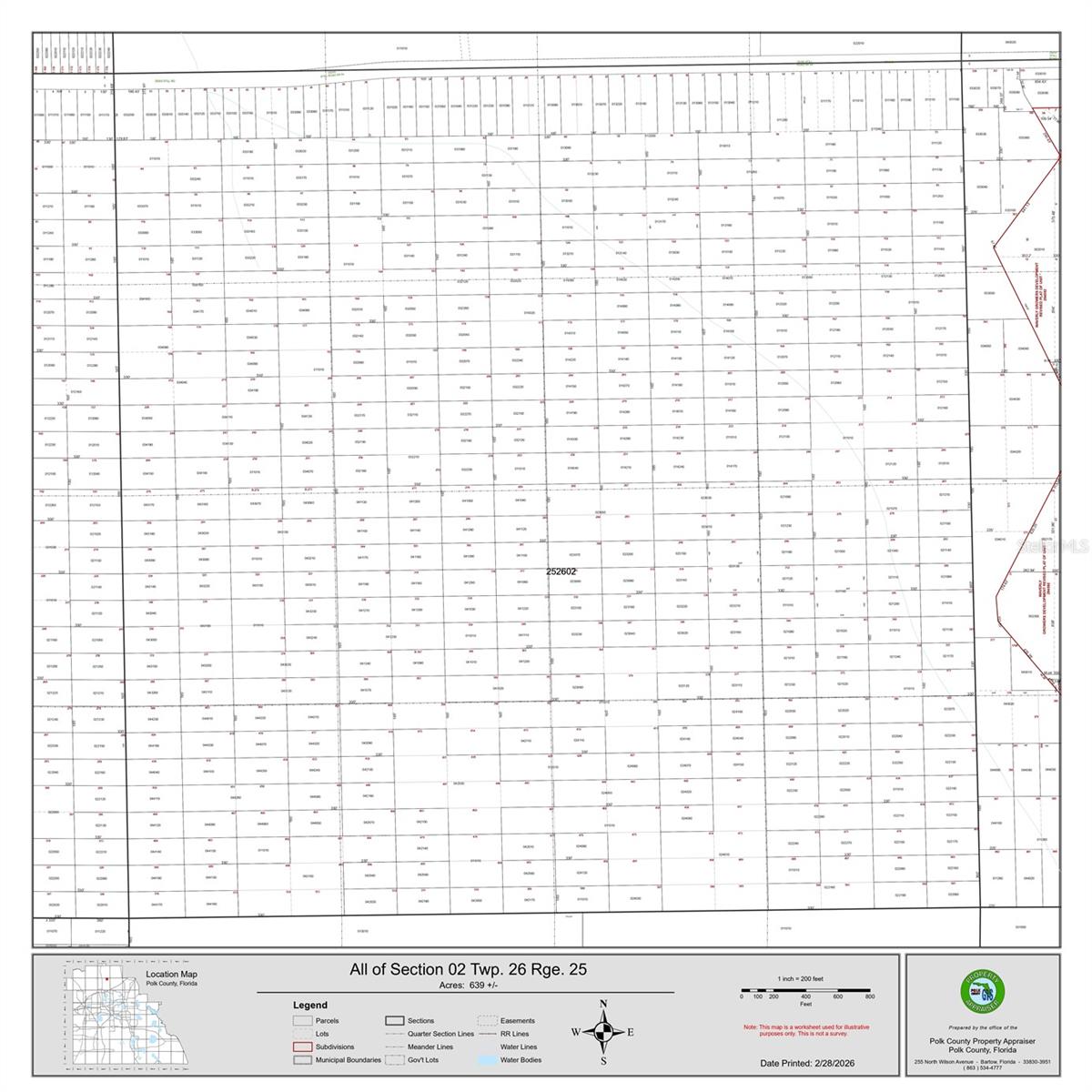 Unimproved land for sale, all information from public records, questions, please contact the county property appraiser and city for land uses.