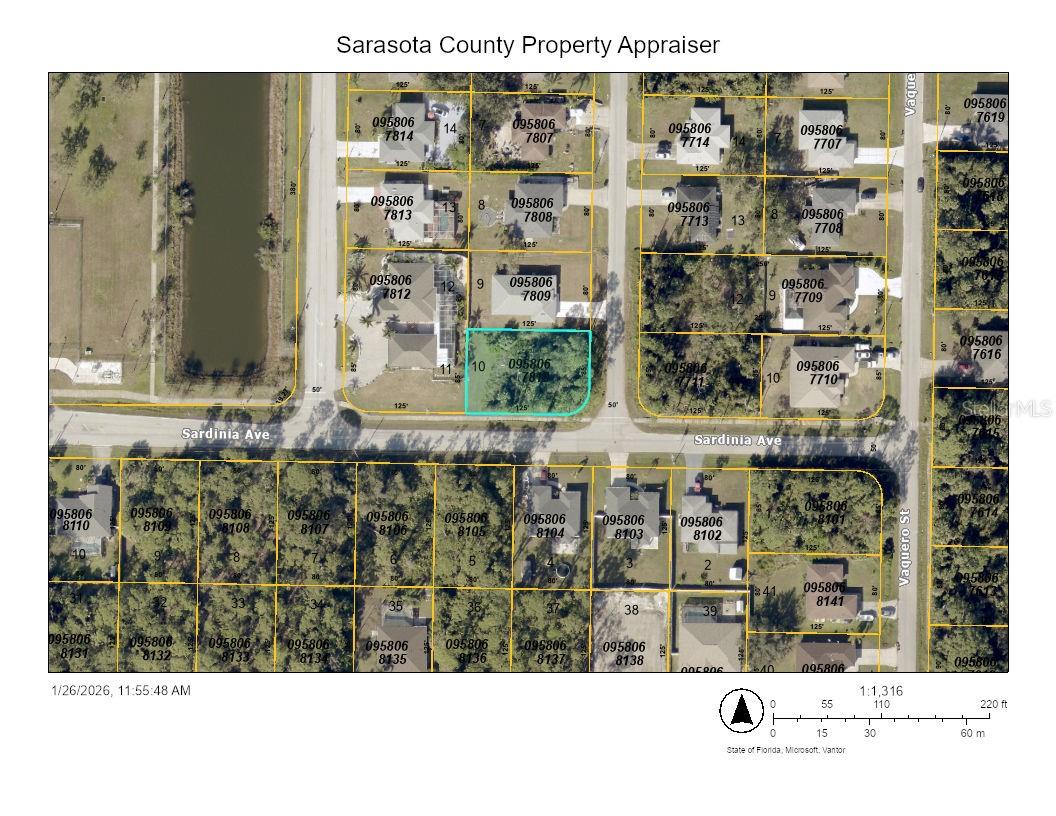 CORNER LOT with CITY WATER. Don't miss your opportunity to build your own dream home on a prime buildable lot 10,491 sf nestled among mature trees in a great area and close proximity to Lamarque Elementary. Electric nearby, City Water, No HOA, No CDD. Located in an X flood zone for added peace of mind, the land is versatile to own as an investment or build your home. Close to the elementary school and I-75 for the commuters and US41/Tamiami Trail. North Port is one of the fastest growing cities that has seen major growth over the last few years. Minutes away from the North Port Aquatic Center - waterpark that offers large pool, slides and a lazy river, variety of shopping centers, restaurants, entertainment options, stunning Gulf beaches, golf courses, physicians ensures that everything is within a short drive.