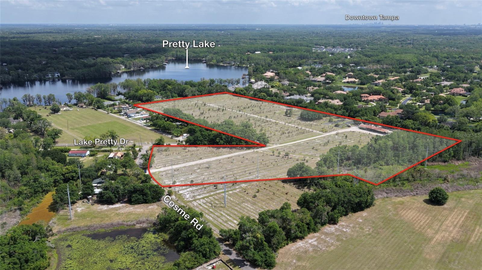 The opportunity is to acquire 18.73± acres in Odessa, Florida, within Hillsborough County. The property is zoned ASC-1 and has
preliminary approval for up to 13 single-family lots. With approximately 1.6± acres of wetlands, the site offers a blend of development
potential and natural features. Given the zoning, it could also serve as an estate property or family compound. It is located less then 2.5
miles from Publix.