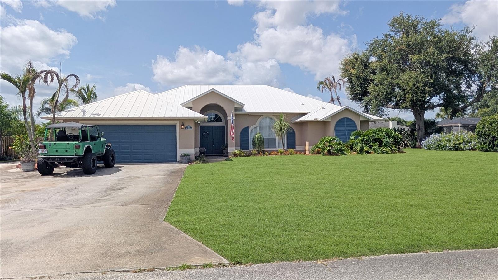 This inviting 4-bedroom, 2.5-bath home has plenty of space to spread out, both inside and out. With over 2,300 square feet of living space on nearly half an acre, it's the perfect place to enjoy everything Florida living.
Step outside to your own private backyard retreat featuring a screened-in pool that's perfect for cooling off on warm afternoons, hosting weekend barbecues, or simply relaxing with family and friends. There's also a large storage shed, providing plenty of room for lawn equipment, tools, bikes, or all your extra storage needs.
Inside, you'll find spacious living areas, a functional kitchen with plenty of cabinet and counter space, and a split-bedroom layout that offers added privacy. The primary suite is a comfortable getaway with its own en-suite bath and generous closet space.
One of the standout features is the extra-wide driveway, giving you plenty of room for everyday parking plus space for a boat, RV, or other recreational toys.
Located in a quiet neighborhood that's just minutes from shopping, dining, schools, parks, and Vero Beach's beautiful beaches, this home offers the space, convenience, and lifestyle you've been looking for.
