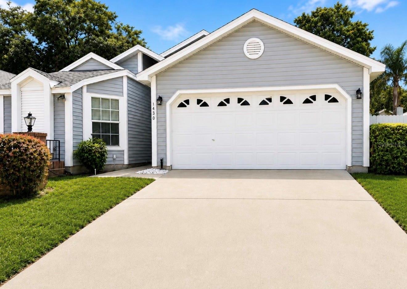 This home is move-in ready and awaits your personal touches to make it truly your own! Your comfortable Florida lifestyle awaits in this beautifully designed home on a dead-end access road in the charming Walden Oaks neighborhood, convenient to great schools, shopping, parks and I-4. The home features a spacious open floorplan, vaulted ceilings, skylights, an oversized primary suite with a large walk-in closet, a second bedroom, The third bedroom does not include a built-in closet and may also serve as a home office, nursery, or flex space. Roof replaced in 2022, with transferable 50-year warranty available. Main HVAC replaced in late 2021, with additional mini-split AC in the primary suite. Most of the privacy fencing surrounding the backyard has been replaced within the last two years. Large galley kitchen includes an eat-in counter and adjacent dinette, currently used as a home office. Refrigerator, garbage disposal, over-the-range microwave, and washing machine replaced in 2025-26. Additional dryer, dishwasher and range stay with the home.