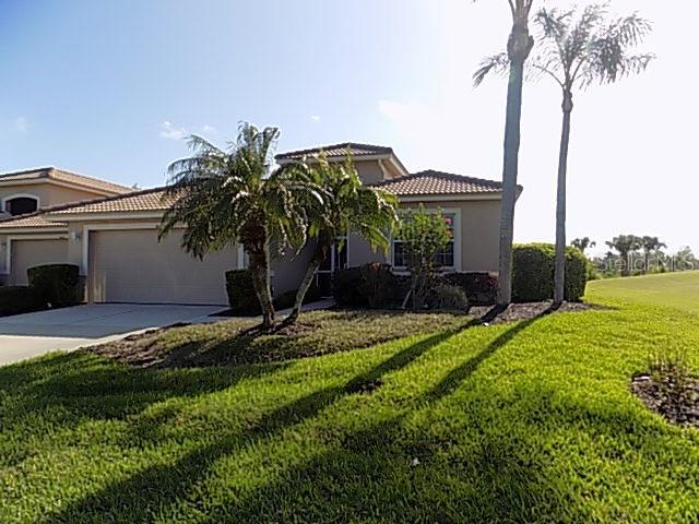 PRICE IMPROVEMENT!! This 2 bedroom, 2 bath plus den end-unit villa offers 1,874 sq ft of potential and charm, complete with a private pool and a serene preserve view. Inside, you’ll find vaulted ceilings that enhance the open feel, along with an inviting kitchen featuring a cozy breakfast nook and custom built-in cabinetry. The primary bedroom is a true retreat, with sliding doors that lead directly to the pool area and showcase peaceful natural views. A spacious laundry room adds everyday convenience, and with a little vision, you can truly bring the sparkle back to this home. Located in Heritage Oaks, (a bundled community) residents enjoy an impressive array of amenities including a championship 18-hole golf course, a newly renovated clubhouse, full-service restaurant and bar, five heated swimming pools, four lighted tennis courts, a state-of-the-art fitness center, pro shop, walking and biking trails, and a vibrant calendar of social activities and events which is all included!!