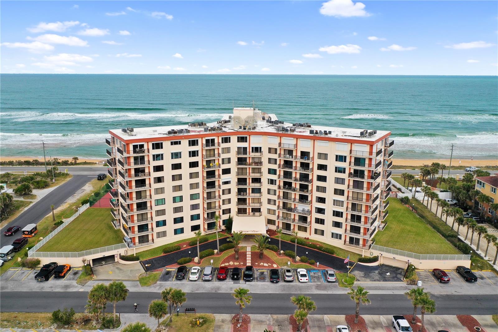 Wake to the rhythm of the Atlantic at 3600 Ocean Shore Blvd #614, a true oceanfront escape in Flagler Beach. This 1-bedroom condo is filled with natural light, with sliding glass doors that open to a private balcony. The condo is perfect for sunrise coffee or unwinding to the sound of waves. The open living space flows effortlessly into a functional & fully remodeled kitchen , while the bedroom offers a calm, coastal retreat designed for rest and renewal. Additionally a newer HVAC for peace of mind

A rare highlight: this unit includes a coveted, transferable short-term rental license, allowing for immediate income potential or flexible personal use. As well as a garage space in the building. 

Enjoy resort-style amenities including an oceanfront pool and direct beach access, all set in one of Florida's most authentic and laid-back coastal communities.

This is more than a condo, it's a lifestyle, an investment, and your place by the ocean.