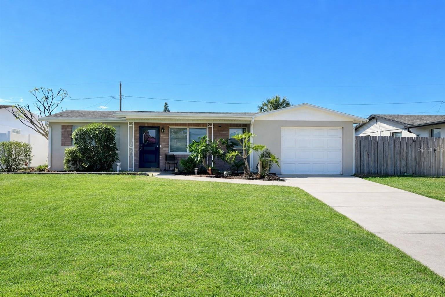 Charming Seminole home featuring 3-bed's 1-bath with modern finishes, wood-look tile flooring, a stylish kitchen with stone countertops and subway tile backsplash, and a fully renovated bath. Major upgrades include a 2017 roof, 2018 AC, 2023 electrical panel, and PVC sewer line.
No H.O.A.

Enjoy a fenced backyard with private access from the primary bedroom with plenty of outdoor space to create your canvas. Located near great schools, parks, shopping, and Gulf beaches.