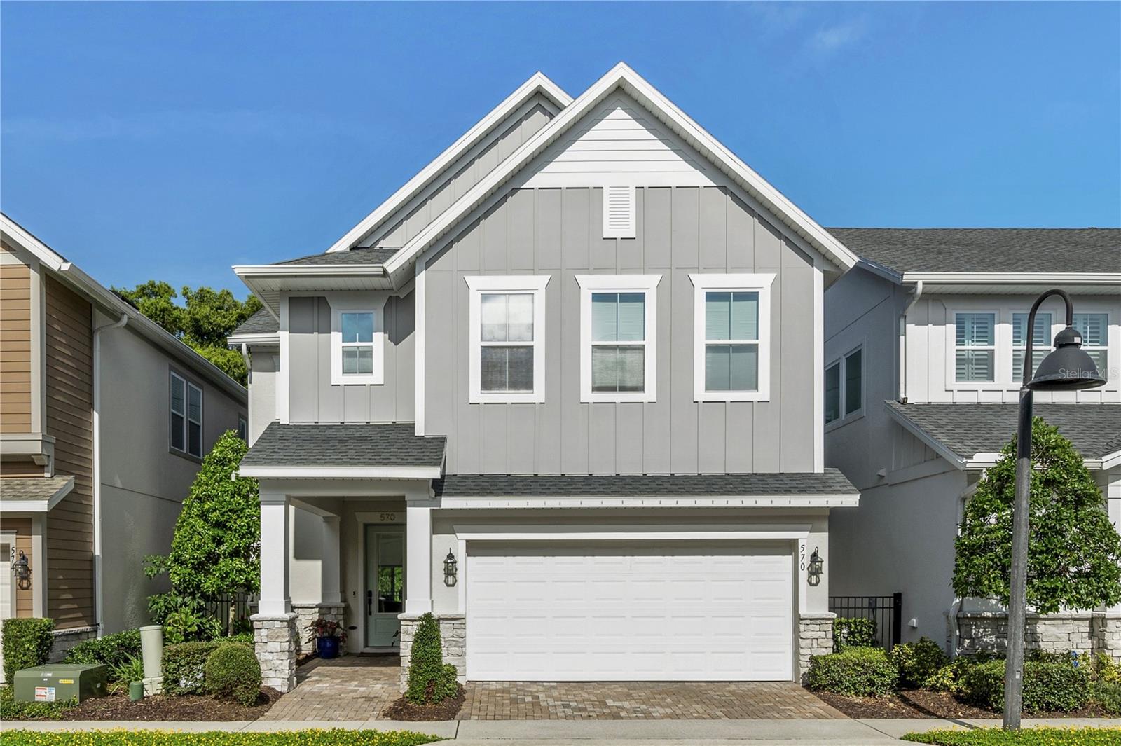 Welcome to exquisite resort style living in the private GATED COMMUNITY of Griffin Park in Lake Mary. This immaculate 3 bedroom, 2.5 bath + bonus room, home sits on a premium lot with sweeping conservation and pond views where you can wake up to Florida native wildlife including deer, otters, ducks and turtles. Designed for effortless indoor/outdoor living, the open floor plan flows seamlessly from a gourmet kitchen boasting quartz countertops, gas stovetop, stainless steel appliances, farmhouse sink, endless cabinetry and a countertop island with seating into an expansive family room highlighted by floor to ceiling wainscoting around the fireplace. Glass doors lead to an outdoor entertainer oasis featuring a PAVED and FULLY FENCED patio,  podocarpus privacy hedges, a fruiting avocado tree and a 30k summer kitchen complete with a Big Green Egg and outdoor fridge. This property also boasts the exclusive distinction of being the only home permitted for side yard artificial turf.

Upstairs, retreat to the massive primary suite offering a sitting area, water views and a spa inspired bath featuring marble ceramic tile, white cabinetry with dark designer hardware, dual sinks, granite countertops, separate soaking tub, shower and an expansive his and hers walk-in closet. A generous bonus room offers the perfect secondary entertaining space or home office, accompanied by spacious guest bedrooms and a convenient upstairs laundry room with a built-in utility sink. Additional interior highlights include all new interior paint 7/2026, designated coat closet, mudroom drop zone, 2 car-high capacity garage hanging storage and designer ceiling fans. Major updates bring complete peace of mind with a brand new 2026 4-ton and 2-zone A/C system backed by a 10 year warranty, alongside a 2019 roof and 2019 tankless hot water heater. Custom family room tv surround and outdoor summer kitchen.

Residents enjoy a maintenance free lifestyle with access to a heated resort style pool, community fire pit, rentable clubhouse, walking paths and a dog park located less than a block away. Perfectly situated within walking distance to top rated A- rated Seminole County schools including Lake Mary High School and Greenwood Lakes Middle School, you are also steps from Griffin Farm at Midtown restaurants, boutiques, grocery shopping and fitness centers. With fast access to I-4, the 417 and SunRail, this move-in ready sanctuary offers the ultimate Central Florida lifestyle. HOA takes care of the yard. Family room tv and washer and dryer may convey. Extra neighborhood parking available. Home priced well under market value. Owners did not apply for homestead exemption so new owners will have additional tax savings if they apply. Priced for a quick sale!