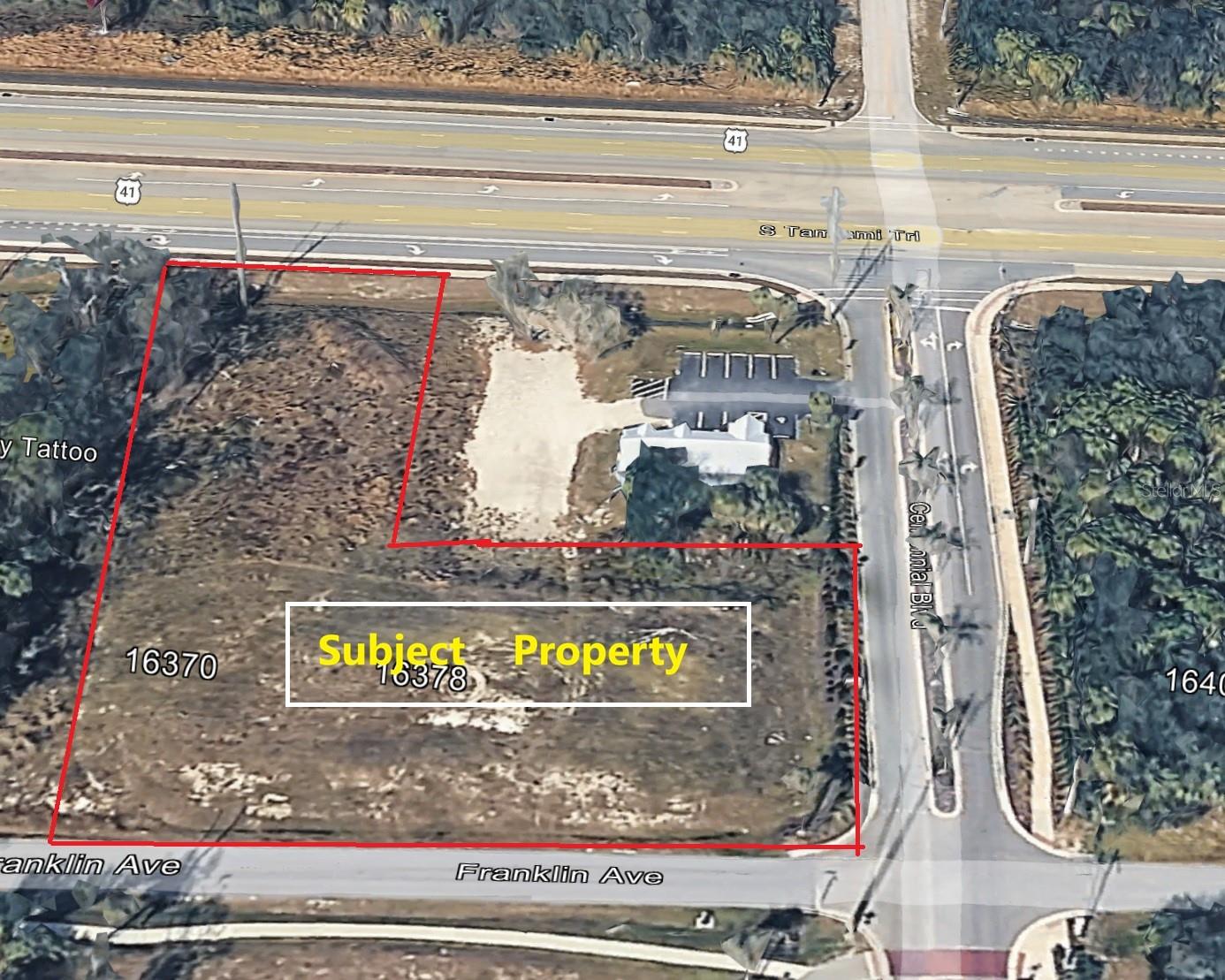Presenting a rare opportunity to purchase five contiguous CG-zoned lots located between Tamiami Trail and Franklin Avenue at Centennial Boulevard, situated at the north end of the West Port Subdivision. The property boasts 100' frontage on Tamiami Trail for two prime lots, with three additional lots positioned behind on Franklin Avenue and Centennial Boulevard, including a valuable corner parcel. This assemblage totals 1.08 acres (46,827 SF) of land area, ideal for a variety of commercial uses.

Vacant commercial land on Tamiami Trail is in high demand and moving quickly—seize this chance to secure a sizable footprint for your business in the thriving Port Charlotte area! Don't miss out on establishing your presence along the busy Tamiami Trail, a prominent commercial corridor.