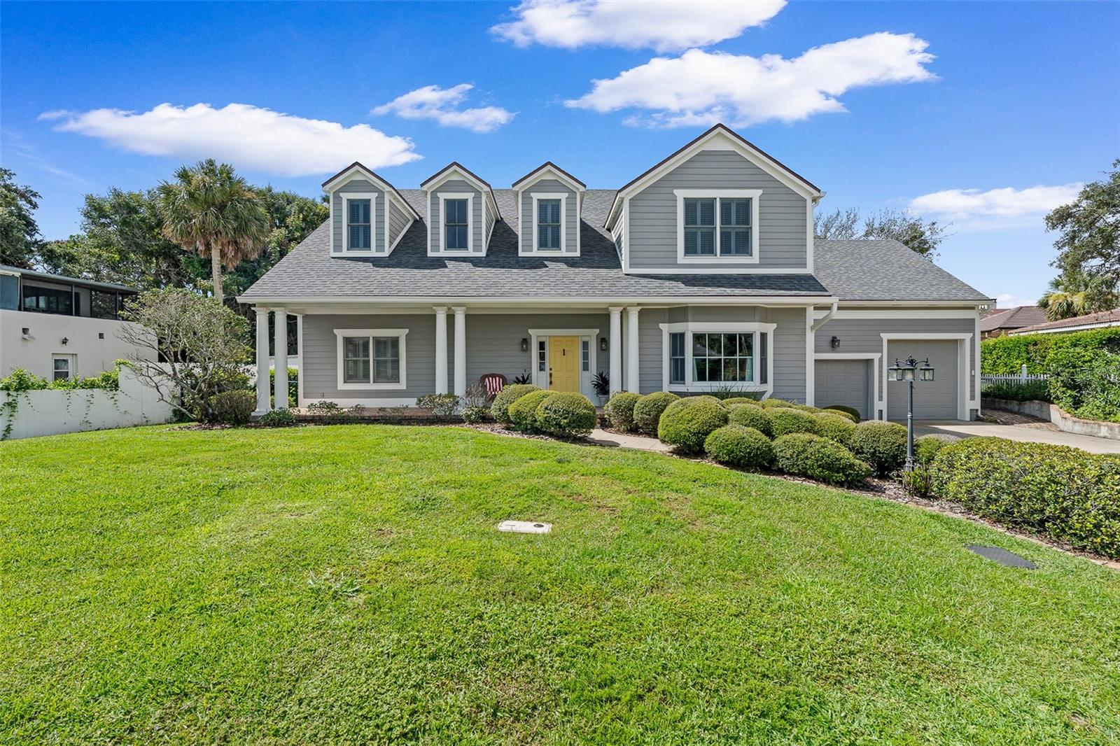 Be just steps from the beach and the Intracoastal at this unique home! Give your family space to spread out in this sprawling SALTWATER POOL home. This spacious home features 5 bedrooms, 2.5 bathrooms and a fantastic flowing floor plan with large formal and informal living and dining spaces. The home was originally built in 1959 and renovated in 2002. The updated kitchen features a kitchen island with breakfast bar, plenty of cabinets for storage, gorgeous countertops, and stainless-steel appliances. And, with the French doors opening out to the screened in patio and pool area, the living space extends outside. This home boasts a spectacular tropical backyard oasis the summer days are no match for this home's inground saltwater pool and spa. Host big backyard BBQ's and fun family events with ease, thanks to the many entertaining areas, built in grill in patio area, and large wood burning outdoor fireplace. The main floor also offers a convenient half bath servicing the main areas. Upstairs the owner's master suite, which features a walk-in closet and a beautiful spa-like ensuite bathroom with walk in shower and separate tub. The second floor also boasts 4 additional guest bedrooms, and a full bath. The 5th bedroom is over the garage and could also be used for an office, gym, guest area, or additional living space. Other lovable features this great home offers include soaring 10ft ceilings, separate upstairs laundry room, attached 2-car garage, and a great neighborhood with NO HOA and NO EXTRA FEES. And this home's sought-after location puts you near some of the area's most popular beach attractions, restaurants, and shopping spots. Make today the day you finally decide to LOVE WHERE YOU LIVE! Schedule your showing today, and make this wonderful, one-of-a-kind home YOURS!