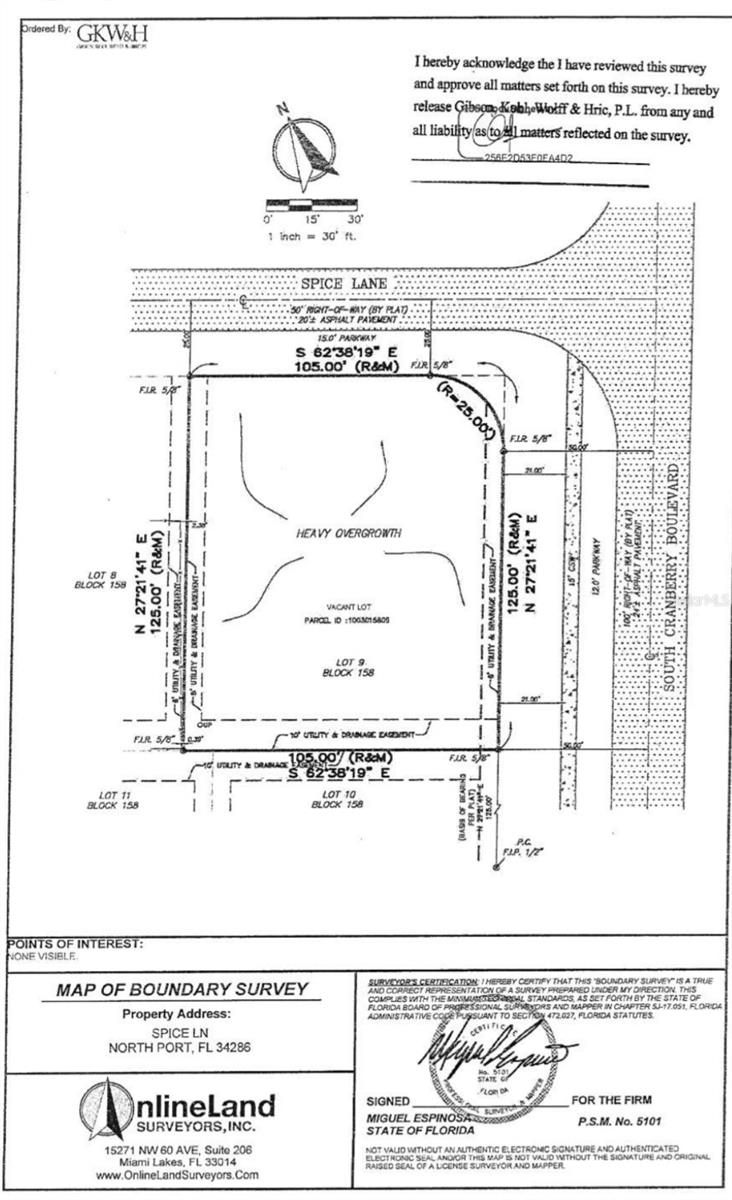 PORT CHARLOTTE SUB 05 - Land