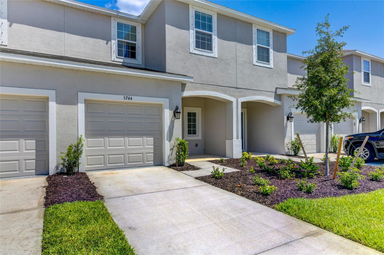 Newer Construction in beautiful, gated Palmero by Taylor Morrison. Lots of amenities!! Three bedroom, two and a half bath townhouse with one car garage. Move-in ready! Three large bedrooms, make one a home office. Convenient upstairs full sized laundry closet, downstairs open kitchen/dining/living floorplan, perfect for entertaining. Bright east-west sunshine. Recessed Lighting. Back sliders open to a patio overlooking the pond. Large storage area. So much to do in the neighborhood! Resort style pool and spa, splash pool and playground, walking and bike trails, basketball court, beach volleyball, fire pit. Very convenient location between Venice and Sarasota, SMH Venice Campus. Easy access to I-75 and Nokomis Beach. Maintenance free grounds, pest control, taxes and trash included. Hurricane Shutters. Move in ready!