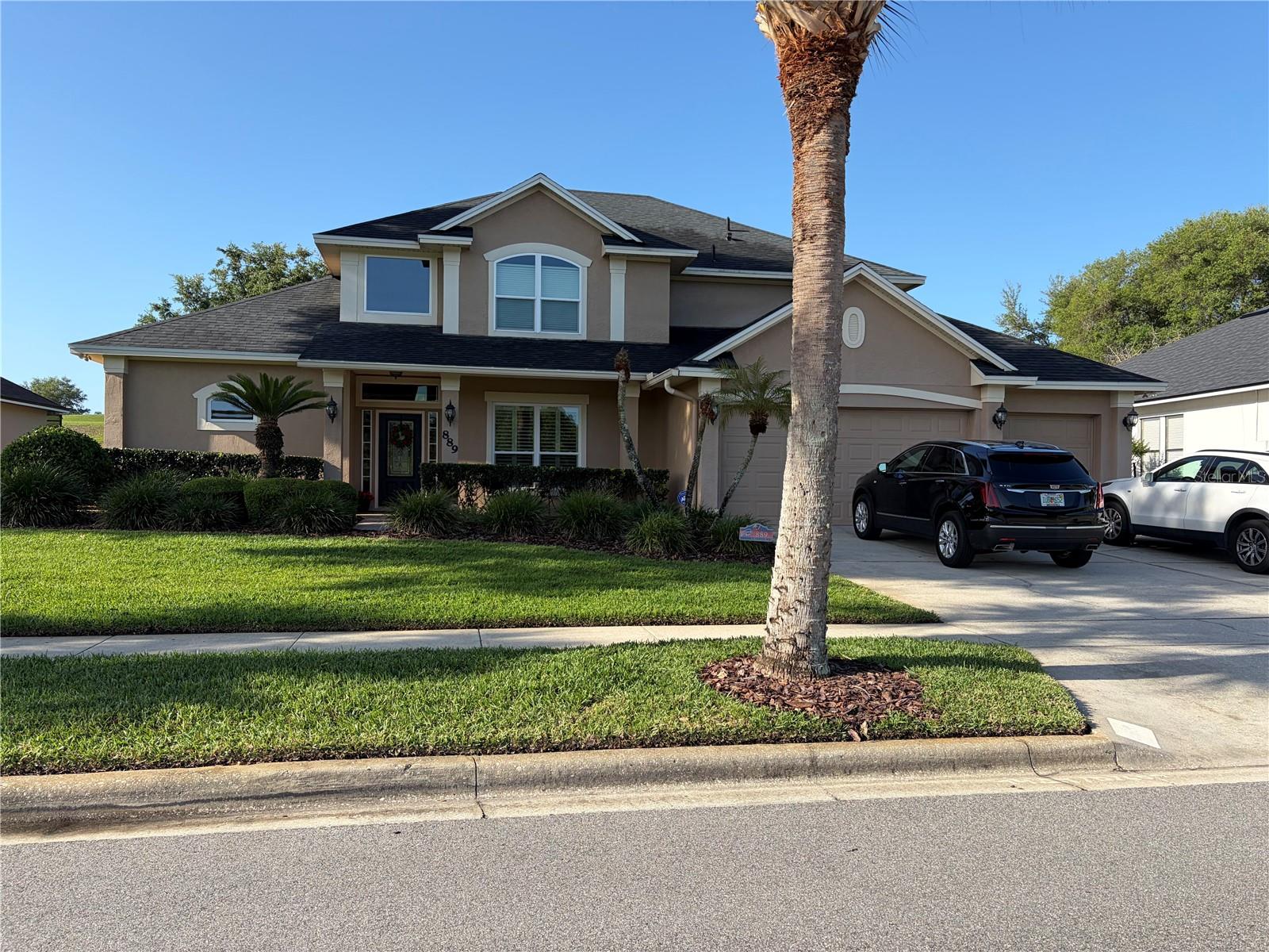 This beautiful 4 Br/4Ba Home with an Office and a Loft/ Bonus Rm is located on Lake Mary's finest golf course, Timacuan.  This home has a three car garage and stunning water views from the front door and is located on a quiet private cul de sac street. Open floor plan with a huge kitchen island, all stainless appliances, separate laundry room, double oven and separate island cooktop.  Great room has brand new soaring impact resistant windows with a beautiful view of the pool, spa and oversized pavered pool deck ready for your next large party.. New windows also on front of the house, re pipe in 2024-25, all walk in closets, roof 2020, oversized pool screen 2020, and more. Main closet has built ins. Two baths down, two up. All measurements are approximate. Owner/Realtor