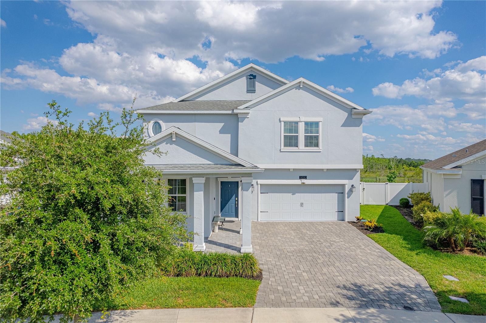 Six Bedroom upgraded smart home in gated community with pool minutes away from theme parks. This beautiful 3,294-square-foot home in Reflections Storey Lake sits on a premium corner lot and is just 7 miles from Disney. Your new home includes: scenic backyard views, large pool, three full bathrooms, office space, utility space, and an upstairs laundry room. It features a professionally maintained heated saltwater pool, a large screened patio with a 230V box for a hot tub, professionally landscaped grounds with privacy fencing and wetland preserve views. Upgrades include a paver driveway and porch, smart lighting, climate control, security, garage door automation, upgraded first-floor tile, mini-split in the tandem garage bay, Ox Floor sealed garage bays, upgraded glass walk-in shower, ceiling fans in every bedroom/living area, and laminate flooring with crown molding in the primary bedroom. The low HOA price of $248.78/month includes community gym, pool, playground, internet, garbage/recycling disposal, and dog park. This property is well-suited for long-term rental opportunities given its location to the theme parks, area amenities, and low vacancy rates. Always conduct thorough due diligence prior to making any investment decisions. This can be your next dream home or long term investment property! Selling realtor has personal interest in property.