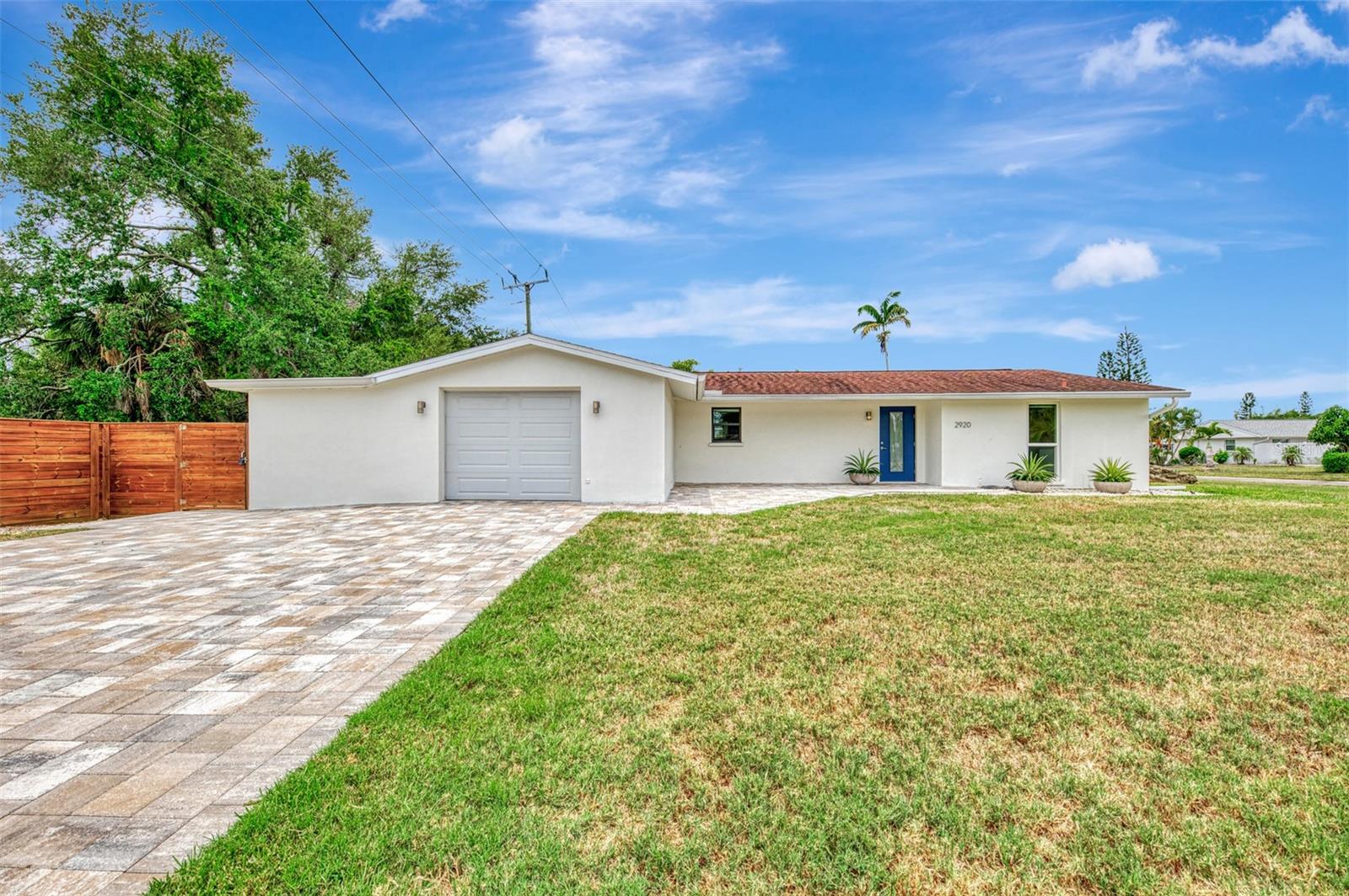 Welcome to this stunning, fully renovated home that feels brand new from top to bottom. Featuring 3 bedrooms, 2 beautifully updated bathrooms, and a bright, open-concept floor plan, this home is perfectly designed for both comfortable everyday living and effortless entertaining.
The spacious Florida room extends your living space and overlooks a large paver patio, creating the perfect setting for outdoor gatherings in the private, fully fenced backyard.
Thoughtfully updated throughout, this move-in-ready home boasts new hurricane rated windows, a stylish kitchen with new appliances, fully remodeled bathrooms, tile flooring, restored terrazzo floors, a paver driveway and patio, and a whole-house water filtration system.
The chef-inspired kitchen showcases white shaker-style solid wood cabinetry, elegant granite countertops, a custom tile backsplash, stainless steel appliances, a generous pantry, and a large center island with breakfast bar seating—ideal for casual dining and entertaining.
Located in a highly desirable Sarasota area, you'll enjoy convenient access to shopping, dining, top-rated schools, and the vibrant cultural attractions of downtown Sarasota, including theaters, opera, and museums. Best of all, you're just minutes from world-famous Siesta Key Beach, consistently ranked among the best beaches in the country.
This exceptional home combines modern updates, indoor-outdoor living, and an unbeatable location—everything today's buyers are looking for. Call for a private showing!
