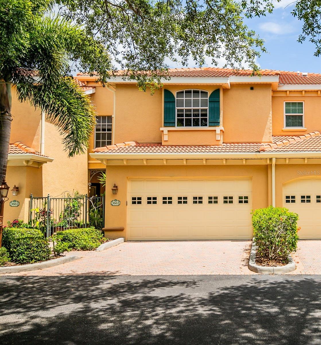 Welcome to this beautifully updated 3-bedroom, 2.5-bath townhouse nestled in a private, beautifully landscaped community on a quiet dead end street. This unique residence features the convenience of a private elevator inside the unit, offering easy access to all levels.
Enter through your charming gated courtyard entrance and step into a spacious open-concept first floor designed for comfortable living and entertaining. The kitchen, dining, and living areas flow seamlessly together, creating a bright and inviting atmosphere. A two-car garage provides ample storage and convenience.
Enjoy peaceful views of the beautiful fountain area in the back, adding to the tranquil setting of this exceptional home. With its combination of privacy, functionality, and elegant surroundings, this townhouse offers the perfect Sarasota lifestyle.