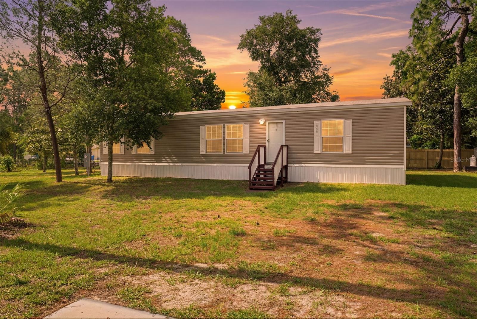 NEWER CONSTRUCTION ON A TRIPLE LOT!

3 BEDROOM | 2 BATH | BUILT IN 2022 | JUST UNDER 1/2 ACRE (.48)

This 3 bedroom, 2 bathroom home sits on three combined lots totaling just under half an acre, giving you the rare combination of newer construction and nearly half an acre of land. With the home placed in 2022, the roof, AC, well, septic, and electric were all new at the same time, giving you peace of mind on the major components.

Inside, you'll find an open floor plan filled with natural light, along with a split bedroom layout that provides privacy. The primary bedroom features a private bathroom, and all three bedrooms include walk in closets. The washer and dryer stay, making this home truly move in ready.

Outisde, the 13x20 shed stays with the property, along with additional storage sheds and a covered outdoor entertaining area. Whether you need space for hobbies, equipment, storage, or weekend gatherings, there's plenty of room to make it your own. Located close to shopping, restaurants, and everyday conveniences, while still being approximately 4 miles from Weeki Wachee Springs State Park and about 12 miles from Pine Island Beach.

No HOA. No CDD. X Flood Zone.