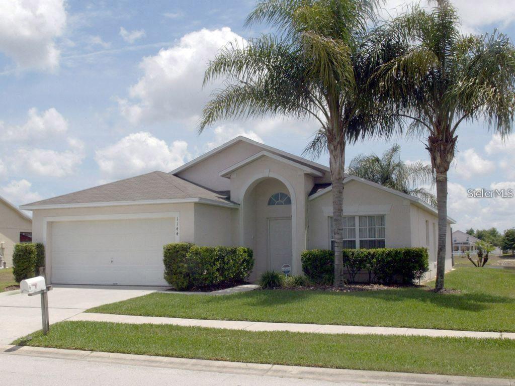 Welcome to the water view pool home at 1144 Clear Creek Circle, a modern and inviting retreat nestled in the heart of Clermont, FL. This stunning home boasts 3 bedrooms and 2 bathrooms freshly painted, offering ample room for comfortable living. The interior exudes contemporary elegance, with every detail thoughtfully curated for both style and comfort. The master bedroom is a true retreat overlooking the water. Outdoor water view area features a spacious screened lanai for entertaining and relaxation. Home is conveniently located nearby amenities, schools, shopping centers, major HWYS and less than 30 minutes away from Disney's attractions.