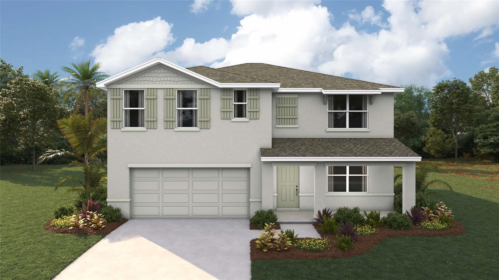 Virtually Staged. Under Construction. Elevate your lifestyle in this two-story home boasting 5 bedrooms and 3 bathrooms. The thoughtful design provides a perfect balance of functionality and style. The kitchen boasts a center island and stainless-steel range, microwave, and built-in dishwasher. The well-designed layout provides privacy with 5 bedrooms, while the 3 bathrooms showcase modern amenities. The primary bedroom has an ensuite bathroom and walk-in closets. The laundry room comes complete with a washer and dryer hook up. With ample room for entertaining, welcome to a home where each story unfolds to reveal the perfect blend of architectural elegance and practical living spaces. The state-of-the-art technology enhances convenience within the home. Pictures, photographs, colors, features, and sizes are for illustration purposes only and will vary from the homes as built. Home and community information including pricing, included features, terms, availability and amenities are subject to change and prior sale at any time without notice or obligation. CRC057592.
