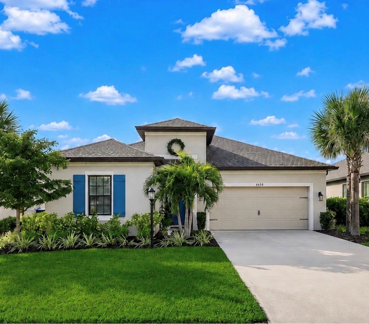 Welcome to this beautifully upgraded 4-bedroom, 3-bath home in the gated community of Grandview at The Heights in Bradenton. Built in 2022, this thoughtfully designed residence offers 2,380 sq. ft. of open-concept living space with stylish modern finishes and peaceful water views.

The gourmet kitchen is the heart of the home, featuring quartz countertops, GE Profile built-in gas appliances, a walk-in pantry, butler’s pantry, and designer backsplash details. The spacious layout includes a versatile formal dining room that can easily function as a private office or flex space. Premium upgrades throughout include wood-look laminate flooring, crown molding, tray ceilings, 8-foot interior doors, upgraded lighting and fans, motorized shades, and a screened paver lanai overlooking the pond.

The owner’s suite offers a luxurious retreat with dual vanities, a garden tub, frameless glass shower, and large walk-in closet. Additional features include natural gas, hurricane shutters, rain gutters, and spacious 2-car garage

Residents enjoy resort-style amenities including a community pool, kayak launch into Ward Lake, dog park, basketball courts, playground, and scenic walking trails. Conveniently located near UTC shopping and dining, downtown Sarasota, Lakewood Ranch, SRQ Airport, and Florida’s award-winning Gulf beaches.
