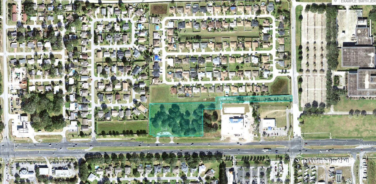 Property has access to traffic signal via Lake Fox Drive. Zoned C-3 in City of Winter Haven. Permitted uses include hotel/motel, retail center, professional offices, restaurants, & more. Seller will consider dividing.