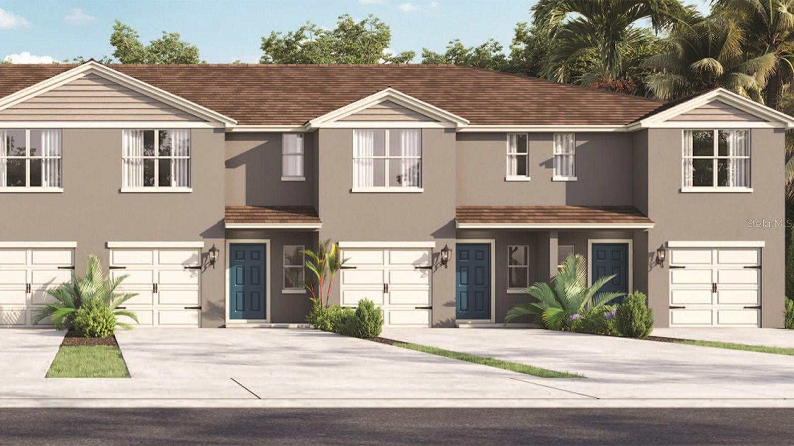 Under Construction. Introducing the Pearson – where modern elegance meets everyday functionality in this stylish townhome. Located in Haines City, Florida. Step into sophistication as you enter through the one-car garage into a spacious and welcoming abode with 1,463 square feet.

The heart of the home, a sprawling living space, beckons with its ample room and abundant natural light. Whether entertaining guests or enjoying a quiet night in, this versatile area adapts effortlessly to your lifestyle needs. Adjacent to the living space lies the dining nook and gourmet kitchen, a chef's delight adorned with sleek cabinetry, premium stainless-steel appliances, and a stunning center island. Gather around the island for casual meals or culinary adventures, as the kitchen effortlessly blends style with functionality.

Upstairs, three comfortable bedrooms await, providing space for rest and relaxation. The primary bedroom offers a peaceful retreat, complete with a walk-in closet and a luxurious ensuite bath featuring dual sinks, and walk-in shower. With 2 1/2 baths throughout the home, convenience is never far away. Whether getting ready for the day or unwinding in the evening, you'll appreciate the thoughtful design and attention to detail in every corner of the Pearson.

Like all homes in Crosswinds, the Pearson includes all concrete block and also smart home technology, which allows you to control your home anytime with your smart device while near or away.

Experience the ultimate in modern living with this thoughtfully designed townhome, where comfort and style converge to create the perfect sanctuary for you and your loved ones. Welcome home to the Pearson – where every day is an invitation to live life to the fullest. Schedule a tour today in Crosswinds.
*Photos are of similar model but not that of the exact house. Pictures, photographs, colors, features, and sizes are for illustration purposes only and will vary from the homes as built. Home and community information including pricing, included features, terms, availability, and amenities are subject to change and prior sale at any time without notice or obligation. Please note that no representations or warranties are made regarding school districts or school assignments; you should conduct your own investigation regarding current and future schools and school boundaries.*