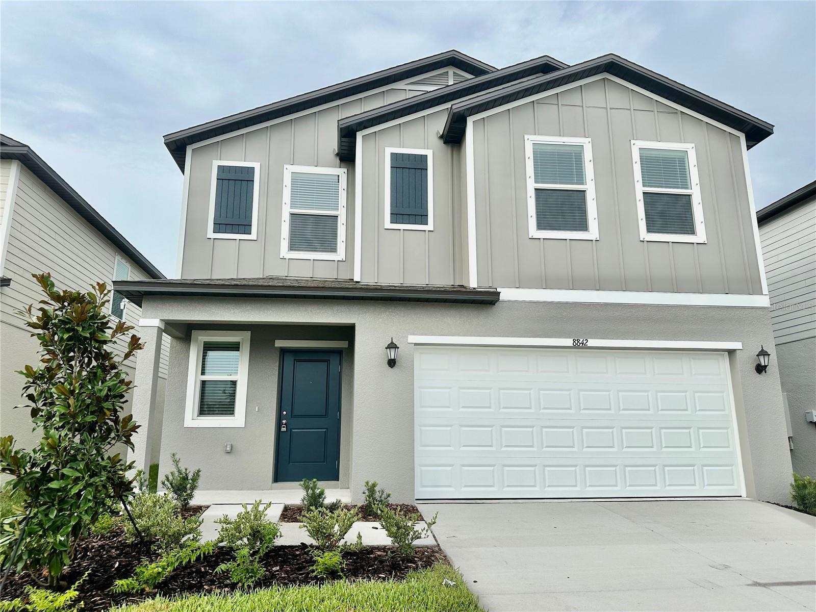 Brand new home by Lennar, never lived-in. 5 bedrooms, 2.5 bathrooms, 2 car garage. New subdivision being build. 
The first floor of this new two-story home is host to an open-concept layout that combines the kitchen with the living and dining areas, while an outdoor patio is easily reachable off the main living space. Upstairs, five bedrooms surround a versatile loft, including the peaceful owner's suite, complete with a generous walk-in closet and en-suite bathroom.This location is perfect for someone looking for a great location with short distance to the grocery store and several restaurants.to Downtown New Port Richey…a historic Rivertown community in north Tampa Bay with award-winning restaurants, shops, bars, and breweries. Its rich history is preserved by the Hacienda Hotel, Richey Suncoast Theatre, and the New Port Richey Museum. The nearby PITHLACHASCOTEE RIVER offers BOAT DOCKS, KAYAK LAUNCHES, and a chance to see DOLPHINS, MANATEES, and native Florida wildlife. Don’t forget the JAMES E. GREY PRESERVE, an 80-ACRE WILDLIFE SANCTUARY just minutes from downtown New Port Richey. Natural amenities like Sims Park, the Cotee River, and James E. Grey Preserve are waiting to be explored. 6 miles to the Famous Tarpon Springs Sponge docks and only 25 miles to Tampa International Airport. Enjoy everything Tampa Bay has to offer from the new Downtown Riverwalk, TOP US BEACHES, boating, fishing, golfing, cultural entertainment, and museums...and of course year-round beautiful weather.
