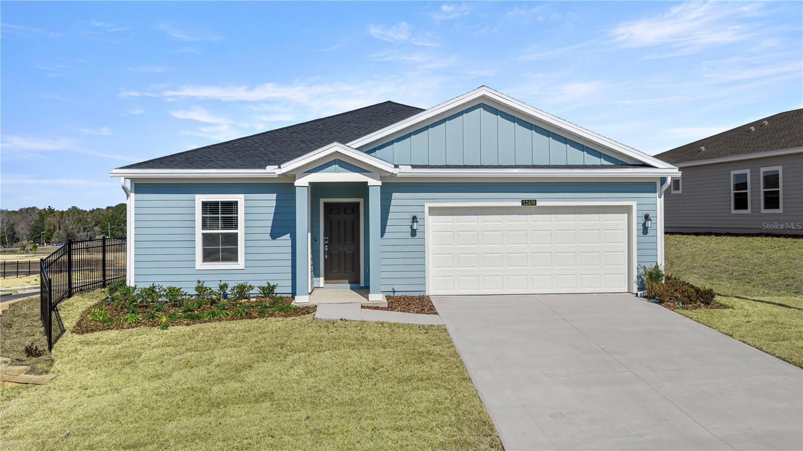 This single-level home boasts a low-maintenance layout with an open floorplan that connects the kitchen with the living and dining areas. A flex space off the entry, a convenient den and a screened porch provide additional living space for shared enjoyment. Three bedrooms are tucked away to the side of the home, including the luxe owner’s suite, complete with a spa-inspired bathroom and walk-in closet.