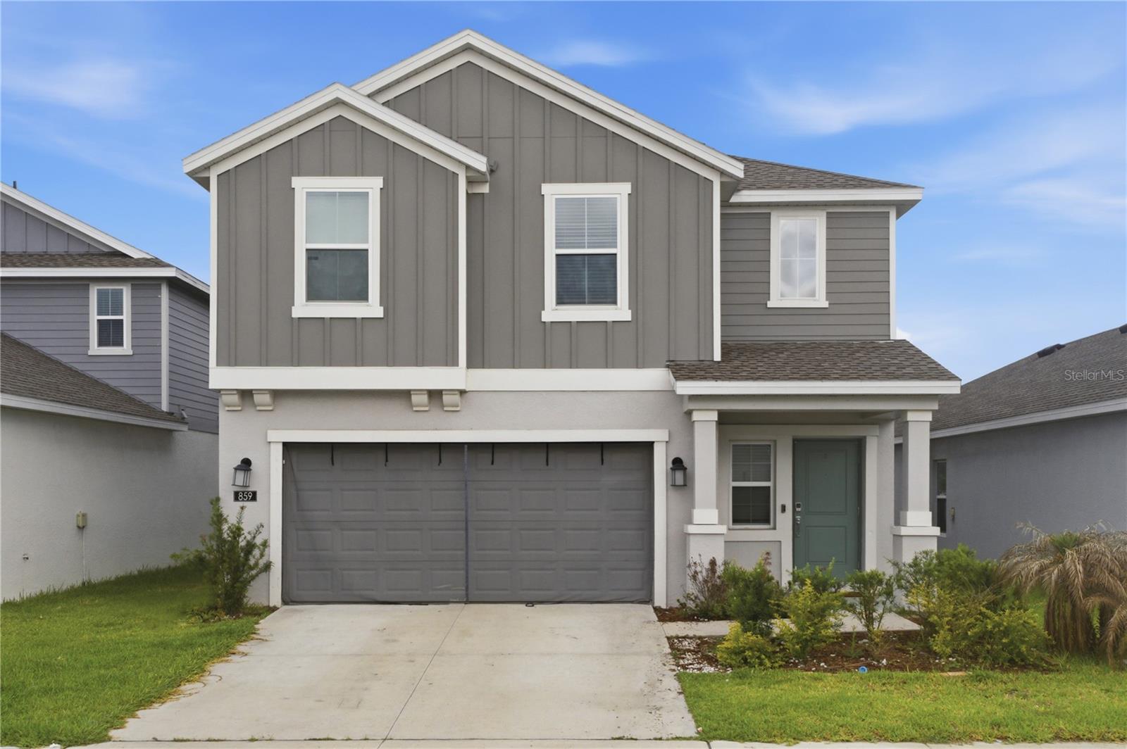 This beautiful two-story home features 4 spacious bedrooms and 2.5 bathrooms that offers the perfect blend of comfort and everyday living. The spacious kitchen is a true centerpiece, featuring beautiful quartz countertops, a huge island, stainless steel appliances, ample cabinet and countertop space, and a closet pantry. The kitchen flows seamlessly into the spacious living area, where double sliding glass doors lead out to the backyard and patio space, creating the perfect indoor-outdoor living experience. The first floor also includes a convenient half bathroom for guests. Upstairs, you’ll find all bedrooms along with the laundry room for added convenience. The spacious primary suite offers a private retreat with an ensuite bathroom featuring dual sink vanities, a tiled walk-in shower, and a large walk-in closet. The additional bedrooms are generously sized and share a secondary bathroom with a tub/shower combo and tile surround. A versatile loft area at the top of the stairs provides the perfect flex space for a home office, media room, or play area. Residents enjoy an incredible lineup of resort-style community amenities including a clubhouse, fitness center, sparkling community pool, playground, dog park, volleyball courts, pickleball courts, basketball courts, tennis courts, and a community dock. Scenic sidewalks throughout the neighborhood provide the perfect setting for evening walks with beautiful views of the nearby lake. The community also features roaming security patrol for added peace of mind. Conveniently located near shopping, restaurants, parks, and top-rated schools, this home also offers easy access to popular local attractions including the Chain of Lakes Sports Complex, LEGOLAND Florida Resort, and vibrant downtown Winter Haven. Schedule your showing today!!