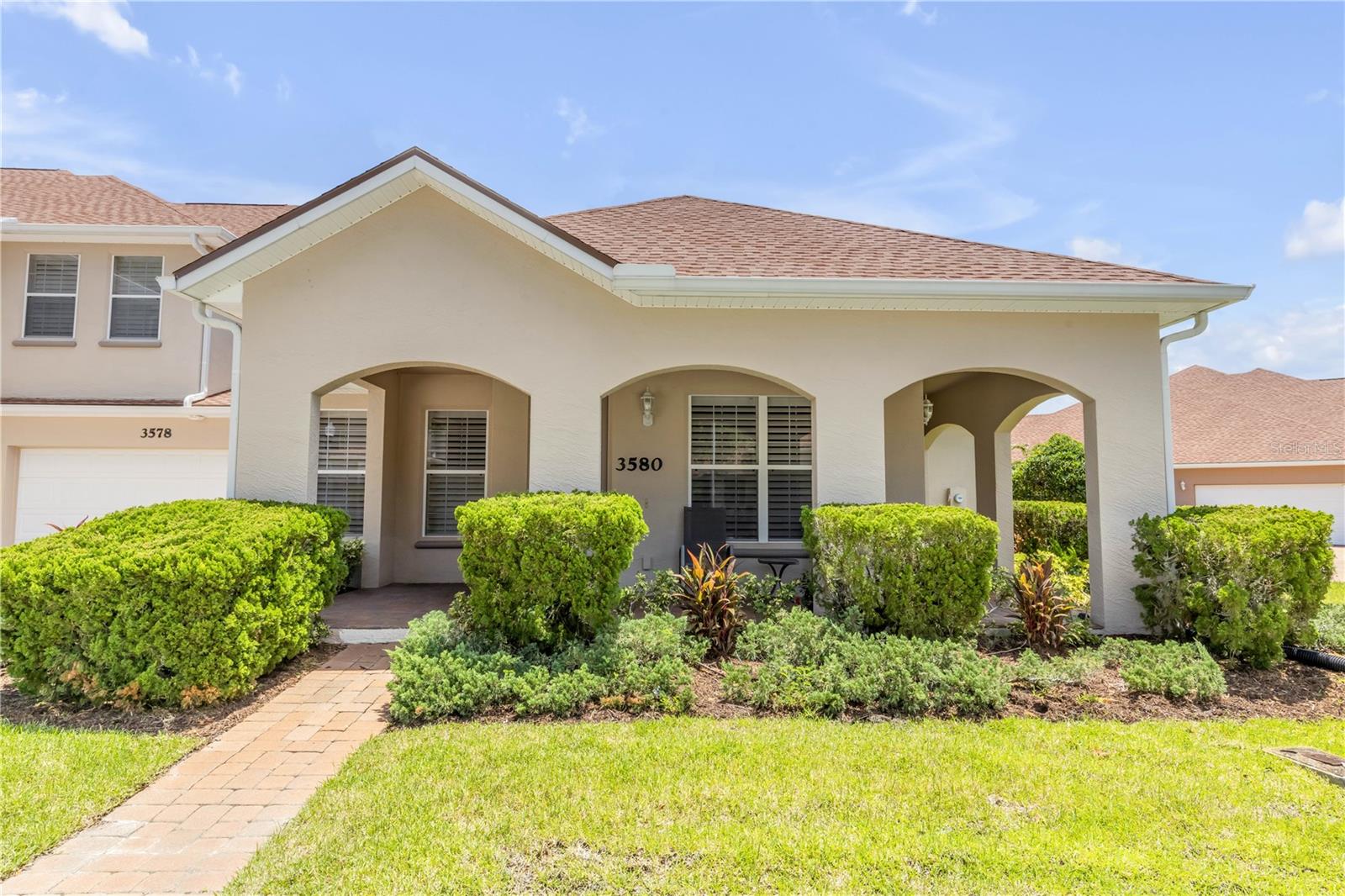 Beautifully maintained 3-bedroom, 2-bath home in the highly desirable Venetian Bay community of New Smyrna Beach. This move-in ready home has 1,891 square feet of thoughtfully designed living space, featuring plantation shutters, living room, dining room and family room. The primary suite offers a walk-in closet and private en-suite bath, while the additional bedrooms provide flexibility for guests, family, or a home office. Enjoy the peaceful water views overlooking the pond and fountain. Recent updates include a NEW roof (2026) and NEW AC (2026), seller is also offering a $3,000 credit toward new kitchen appliances. The HOA offers low maintenance living by including a community pool, lawn care, landscaping, trimming, and irrigation. Conveniently located near the Town Center and swimming pool, residents also enjoy access to a championship golf course, walking and biking trails, fitness center, restaurants, and more.  Just minutes from Flagler Avenue, historic Canal Street, beautiful beaches, shopping, dining, and entertainment. New Smyrna Beach also offers convenient access to Daytona International Speedway, Central Florida's world-famous attractions, and three major airports. Whether you're searching for a primary residence, seasonal retreat, or low-maintenance Florida home, this is an outstanding opportunity in one of New Smyrna Beach's most sought-after communities.