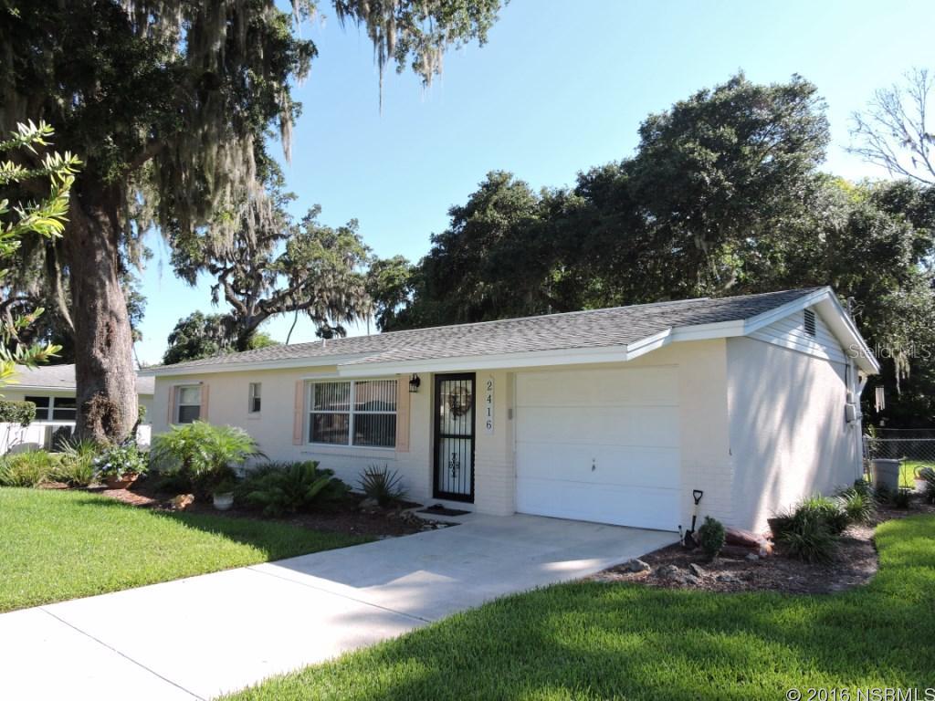 Beautifully maintained and cared for, and owner occupied. This home is ready to move into, and feels much larger than actual SF, with no hall ways wasting living space. The Florida room is in addition to A/C living space, but is great living area full of light, providing great views of large backyard, and features French doors and insulated walk-on roof.   Enjoy the cool shade of ancient, specimen oaks, and bring your puppy, back yard is completely fenced. Great curb appeal, gorgeous lawn and landscaping. Plenty of parking for your guests on 55 ft. long driveway, sprinkler system with affordable grey water. Beautiful homes all around you, with their own manicured lawns -- great neighborhood.   Hall bath has been updated with new cabinet and granite counter top. Home has updated 6 panel doors and updated kitchen wood cabinets and counters.  Architectural shingle roof, storm shutters, newer windows.  Great little house at a great price.  New on market, easy to see by appointment only. Offered As Is, inspections welcomed. ;Water: City