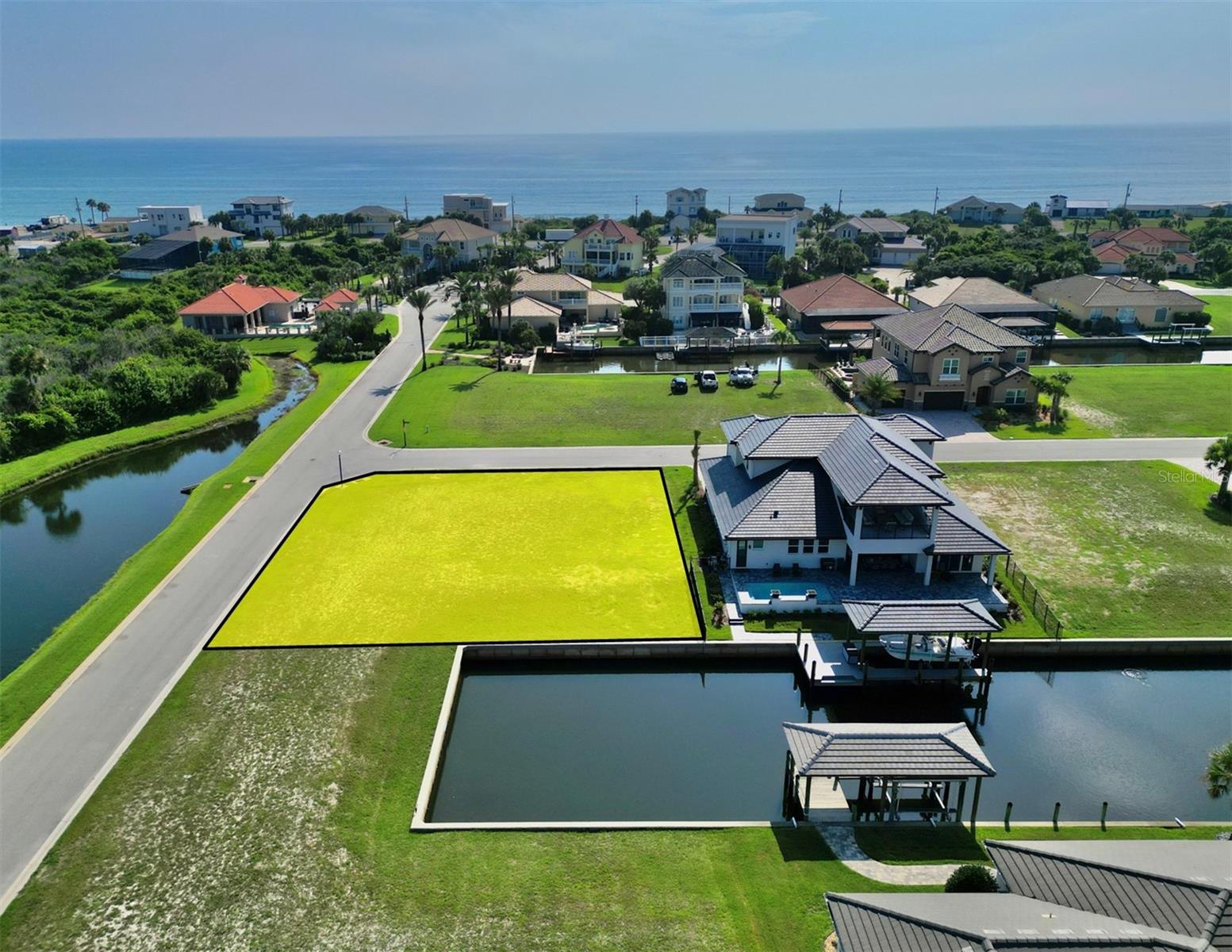 Build your dream waterfront home on this cleared, bulkheaded saltwater canal lot in Shelter Cove—Flagler Beach’s only gated waterfront community and located directly across from the beach. Enjoy direct access to the Intracoastal Waterway, with the community clubhouse and pool conveniently nearby. The low HOA fee includes lawn maintenance, gated security, use of the pool, and clubhouse amenities. Just minutes from Flagler Beach’s thriving downtown, restaurants, shops, and entertainment, this lot is ready for your custom home and the ultimate coastal waterfront lifestyle.