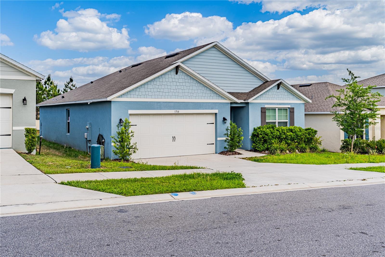 Welcome to 1316 Sugarwood Street in the desirable Forest Lake community of Davenport, Florida—a beautifully designed, energy-efficient 4-bedroom, 2-bathroom home built in 2021 by D.R. Horton. This spacious single-story residence offers nearly 1,830 square feet of modern living space, featuring sleek white cabinetry, granite countertops, stainless steel appliances, and smart home technology. The open-concept floor plan flows seamlessly into a private covered lanai and large backyard with no rear neighbors, perfect for relaxing or entertaining. Forest Lake residents enjoy access to a resort-style pool with cabana, playground, and scenic green spaces, all just minutes from Hwy 27, I-4, Walt Disney World, and countless dining and shopping options. Whether you're looking for comfort, convenience, or community, this home delivers it all—schedule your visit today and see why 1316 Sugarwood Street is the ideal place to call home **** Pest Control is $25/month and renters insurance is necessary****