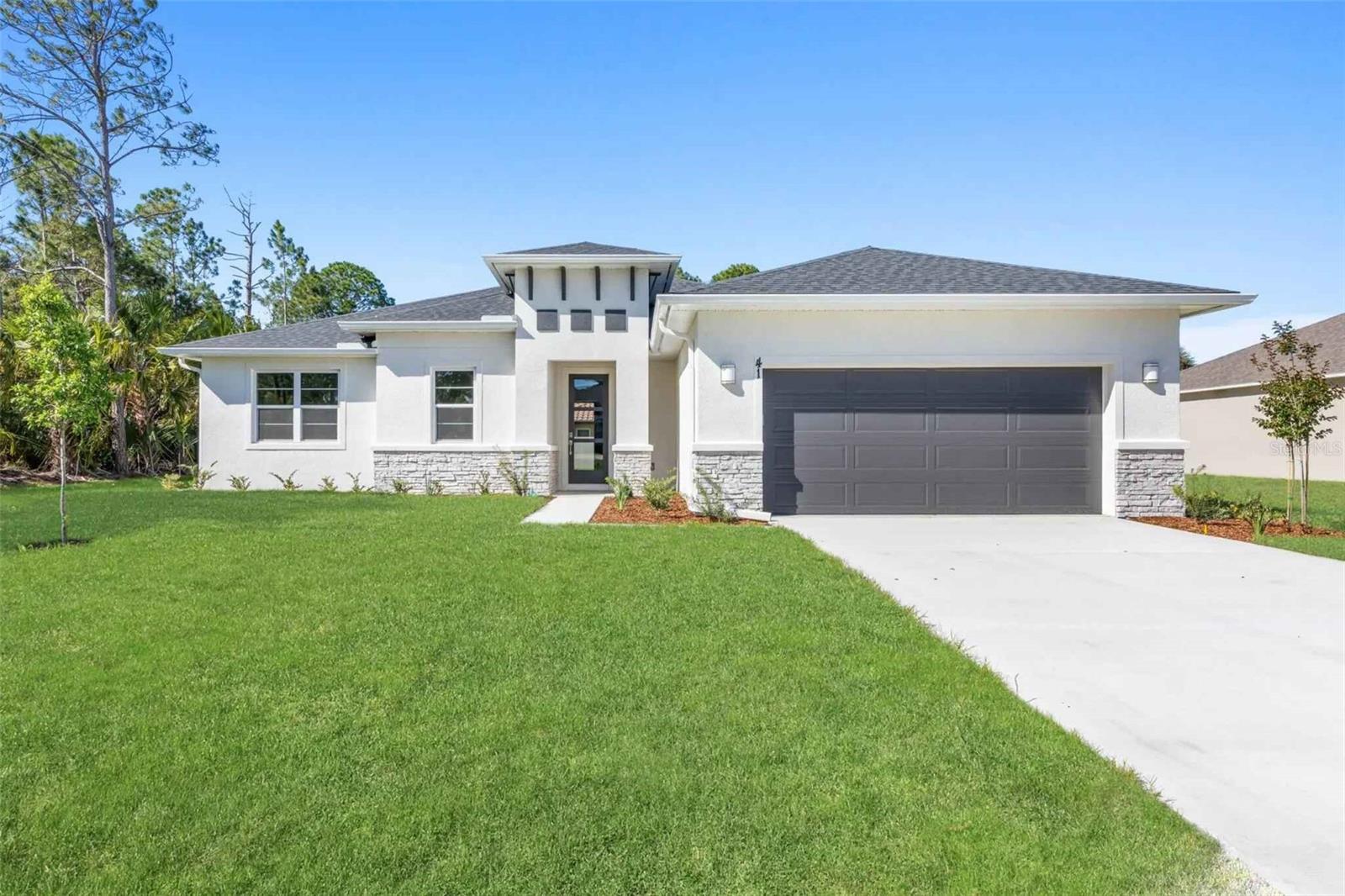 This thoughtfully designed 3-bedroom, 2-bath single-story home offers an open, airy layout perfect for modern Florida living. Step inside to a spacious Great Room that flows into the dining area and kitchen, creating an ideal space for entertaining, family gatherings, or everyday relaxation. The kitchen features 36" real wood cabinetry, quartz countertops, and stainless steel appliances, creating a stylish and functional space. Additional highlights include large walk-in closets, double-pane low-emissivity windows, LED lighting, and a high-performance 16-SEER HVAC system for year-round energy efficiency. The covered lanai extends your living space outdoors for year-round enjoyment—perfect for morning coffee, evening barbecues, or simply soaking up the Florida breeze. Retreat to the generous Primary Suite featuring a luxurious ensuite Primary Bath and a large walk-in closet for plenty of storage and privacy. A shared full guest bath serves both secondary bedrooms conveniently. You'll love the versatile Bonus Room—ideal as a home office, playroom, media room, or hobby space. A dedicated laundry room has extra storage and has an entry to the garage. Located just steps from the Withlacoochee State Trail - South Citrus Springs Trailhead, your family will enjoy walking, biking, and enjoying the beautiful Florida outdoors. The best of Florida's Nature Coast is waiting for you!