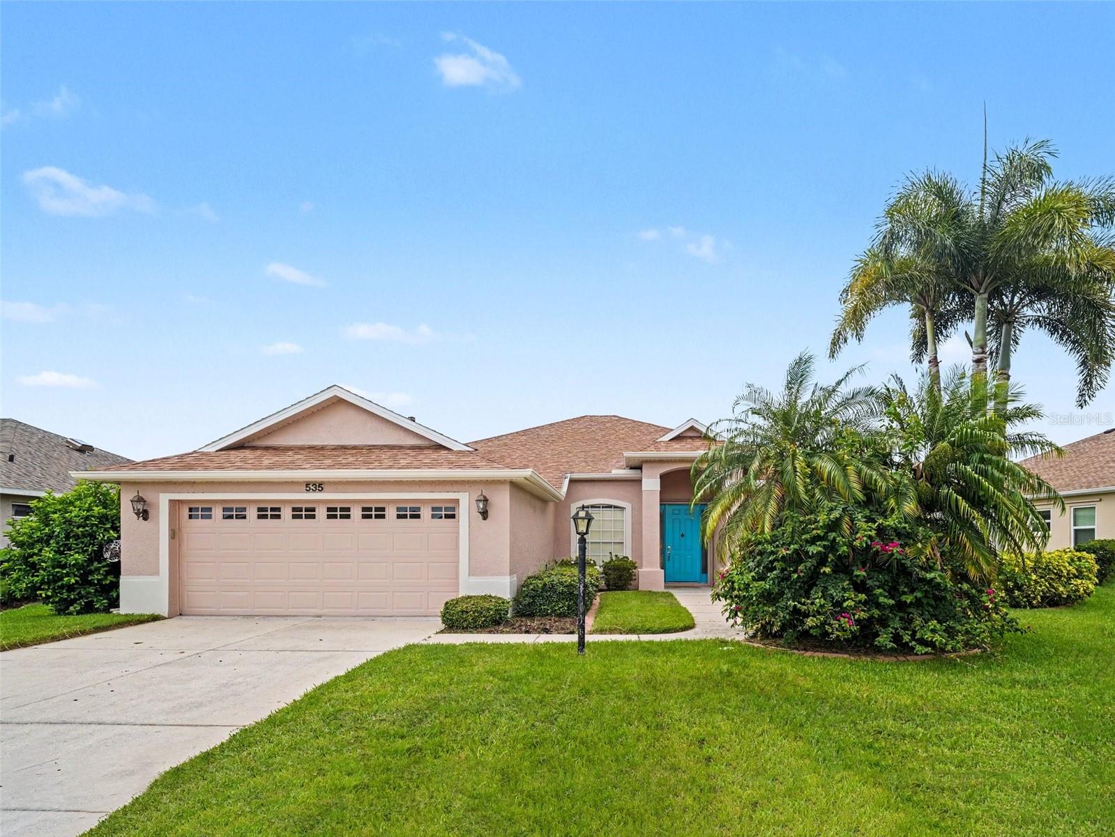 Virtually Staged. This single-story pool home features significant mechanical updates, including a 2020 roof, 2021 HVAC system, 2024 water heater, and fresh exterior paint, all while benefiting from low HOA fees and no CDD. Situated in the Preserve of Greenfield Plantation golf community, the residence offers a functional split-bedroom floor plan consisting of four bedrooms and two bathrooms.

The interior features a formal living and dining area highlighted by high cathedral ceilings and direct views of the preserve. The spacious kitchen is equipped with stainless steel appliances, plenty of cabinets, a pantry, and a breakfast bar for casual dining. For those who enjoy outdoor entertaining, the layout provides a private oasis with an in-ground pool and an oversized screened lanai, complete with direct access to a bathroom from the pool area. The fully fenced backyard offers privacy and space for entertaining.

The primary suite is situated in its own wing for added privacy and includes dual walk-in closets along with an en-suite bathroom featuring double sinks, the walk-in shower was remodeled by Jacuzzi in 2025. Additional practical features include a dedicated laundry room, a two-car attached garage, and hurricane shutters. This residence is conveniently located near local amenities in a well-established neighborhood, presenting a great opportunity to bring your own finishing touches to the interior.
