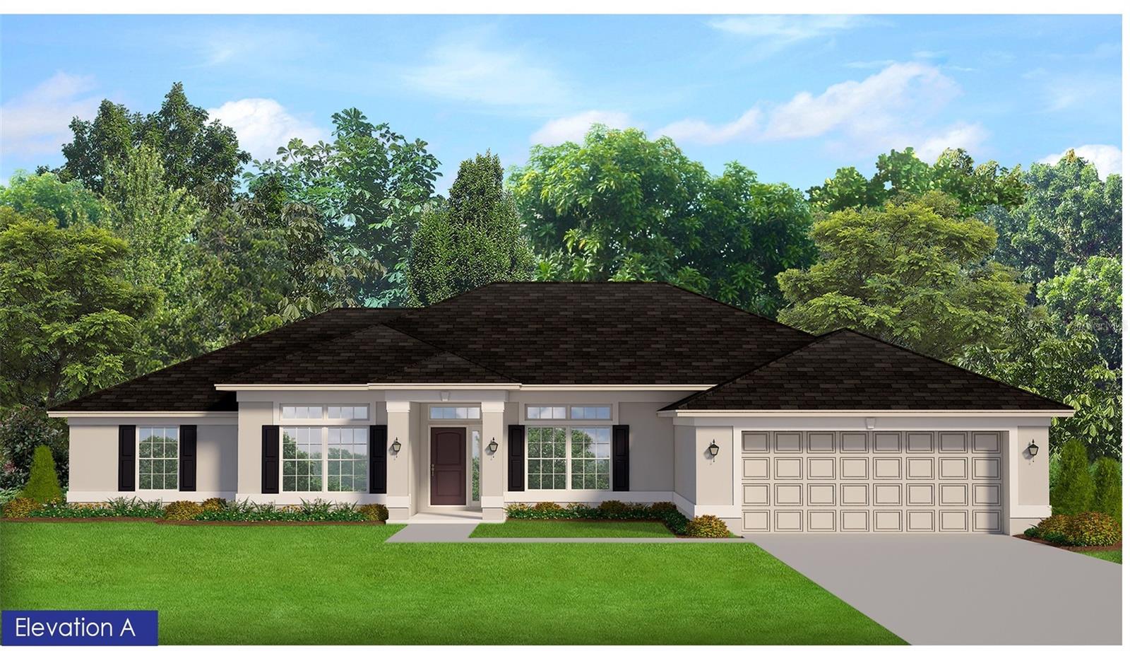 Under Construction. Welcome to this magnificent under construction home- 3 bedrooms and a den/study/4th bedroom, two baths, a formal living room and dining room and large, inside laundry. Nestled in a vibrant North Port area, this home provides ample room for you, your family, and your guests to enjoy. Vaulted ceilings give this house spaciousness and an airy feel, creating a sense of grandeur in the living area, and allowing the natural light to make the space feel even larger and more inviting. Ceramic plank tile flooring throughout except in the bedrooms, designer LED recessed lighting, 36' upper cabinets with crown molding, quartz countertops in the kitchen and baths, stainless steel appliances, double pane insulated tilt-in sash windows for energy efficiency. This property also comes with a 10-year structural warranty for peace of mind. Only $1000 down to secure this home today!