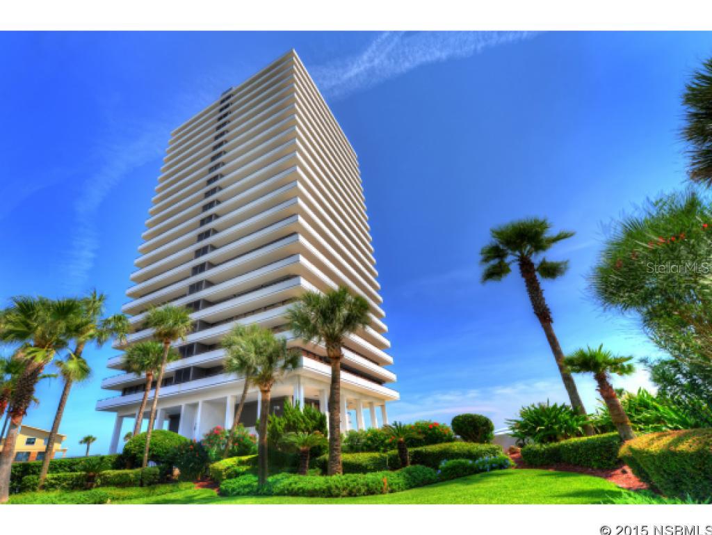 THIS ONE WILL NOT LAST! DIRECT OCEAN FRONT MEZZANINE SOUTHEAST CORNER! With only two in the entire building it is rare when they come on the market. It doesn't get any better than this! 42 private residences in this elite condominium. Only two units per floor. An elegant condominium with clean lines. Elevator goes to your floor only with no access to anyone's private residence. You decide who comes to your floor. This SOUTHEAST CORNER condo offers wrap around windows with 180 degree ocean views. Remodeled condo w/granite counters in kitchen & upgraded cabinetry. Completely Tiled. Hurricane shutters cover every window, owner's suite has incredible views of ocean, bath w/walk-in shower, inside laundry, and spacious patio overlooks ocean. This is a must see. ;LocationDescription: Condo ;Water: City