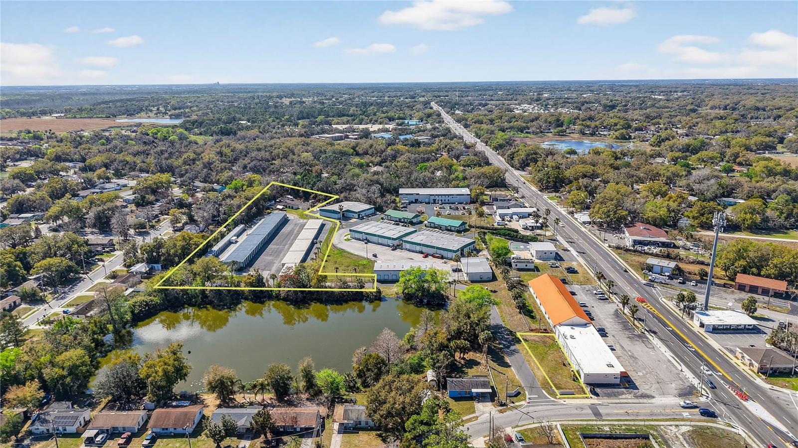 Rare value add opportunity (and well below replacement cost) for 197 Unit Self Storage Facility which includes an additional 15 +/- outdoor storage spaces. Known as Flamingo Mini Storage and located in Leesburg and close to The Villages, Flamingo has never been marketed or advertised and all current rentals are month to month providing for a tremendous value add opportunity. Additionally, the buildings consist of 32,000 +/- Sq. Ft. making the price well below replacement cost. The site consists of an additional parcel at the entrance allowing for ample signage and has a gated entry.